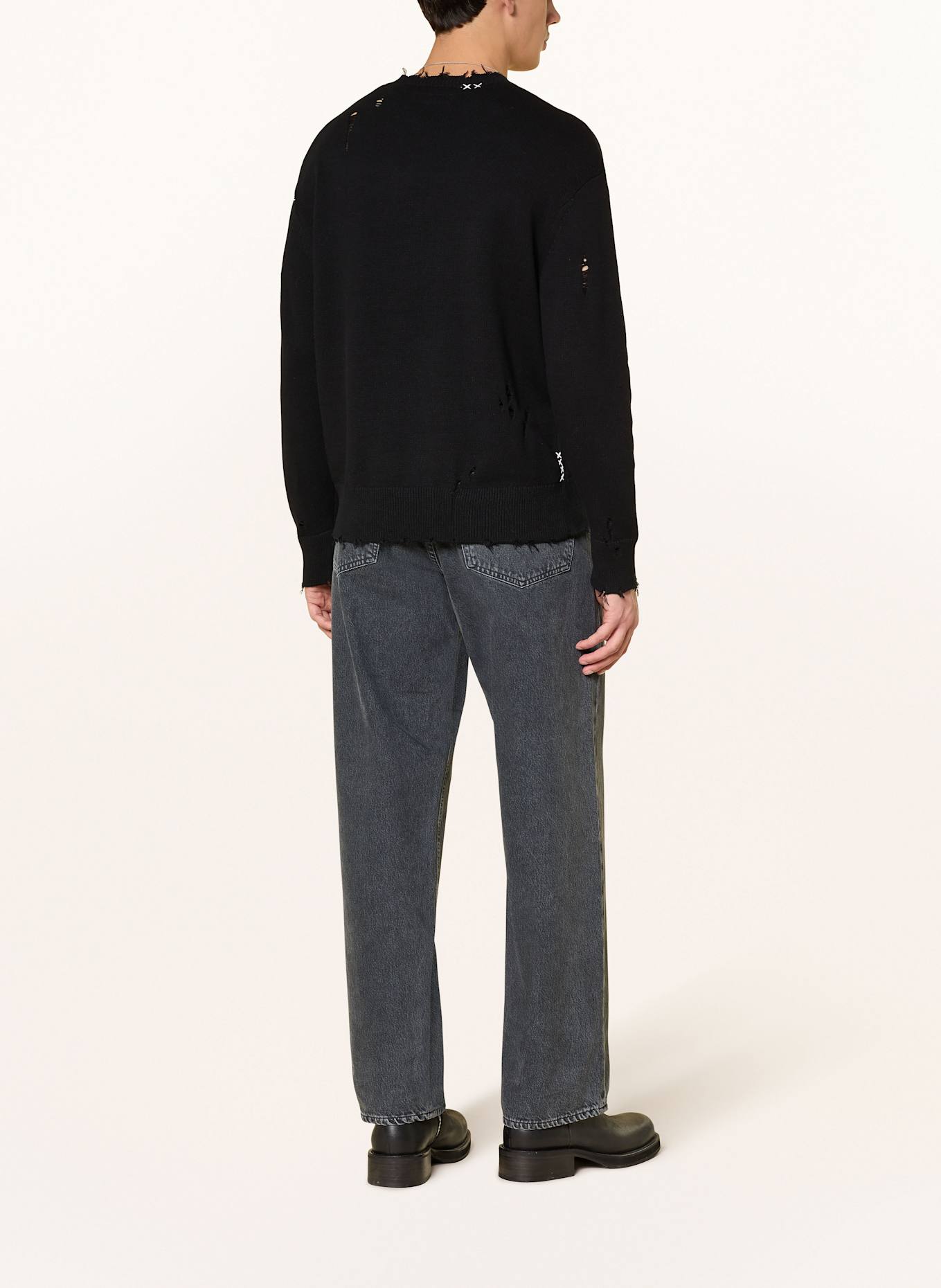 ALLSAINTS Pullover THEO CREW: SCHWARZ