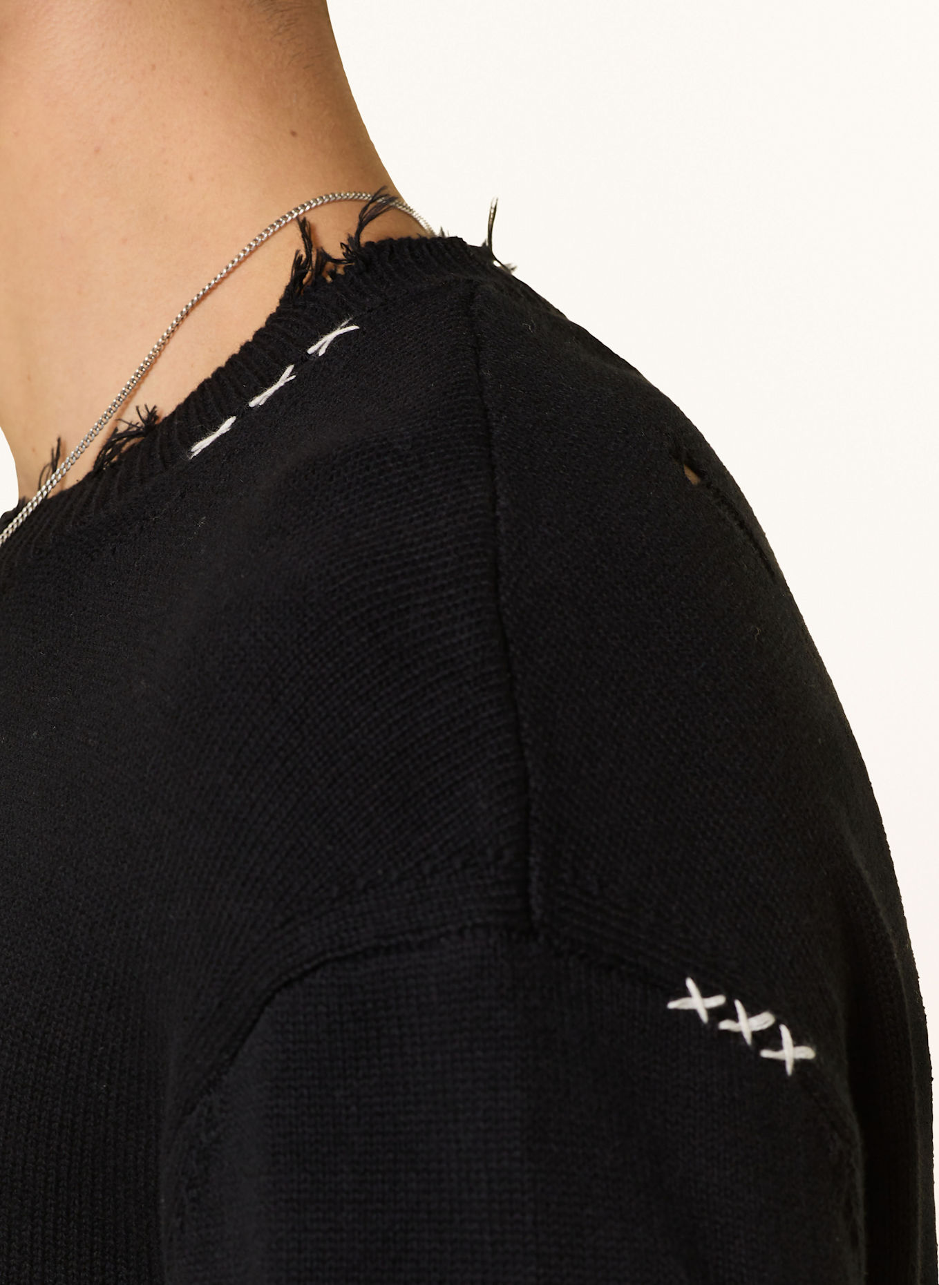 ALLSAINTS Pullover THEO CREW: SCHWARZ