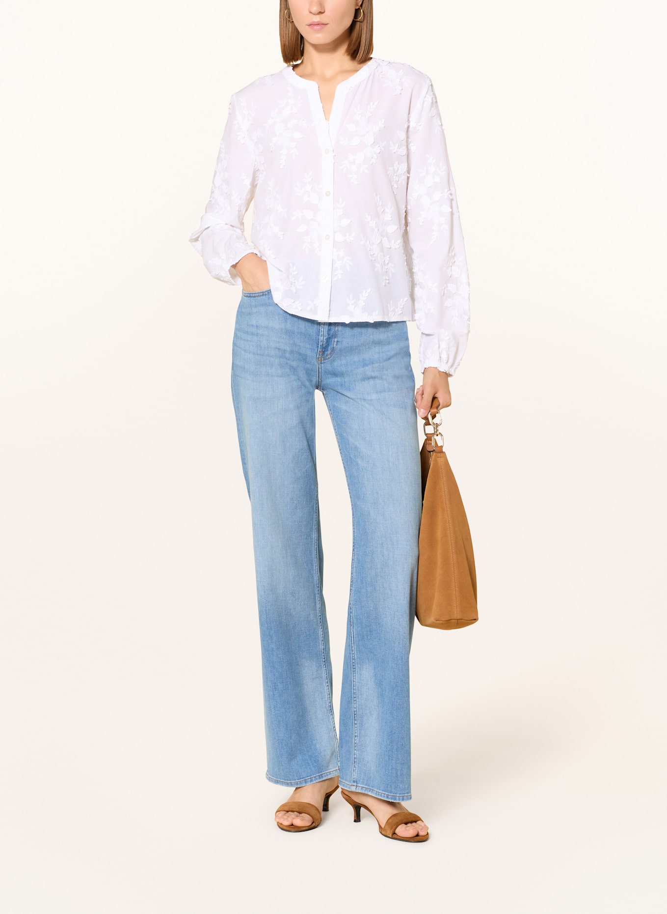 BETTY&CO Bluse: WEISS