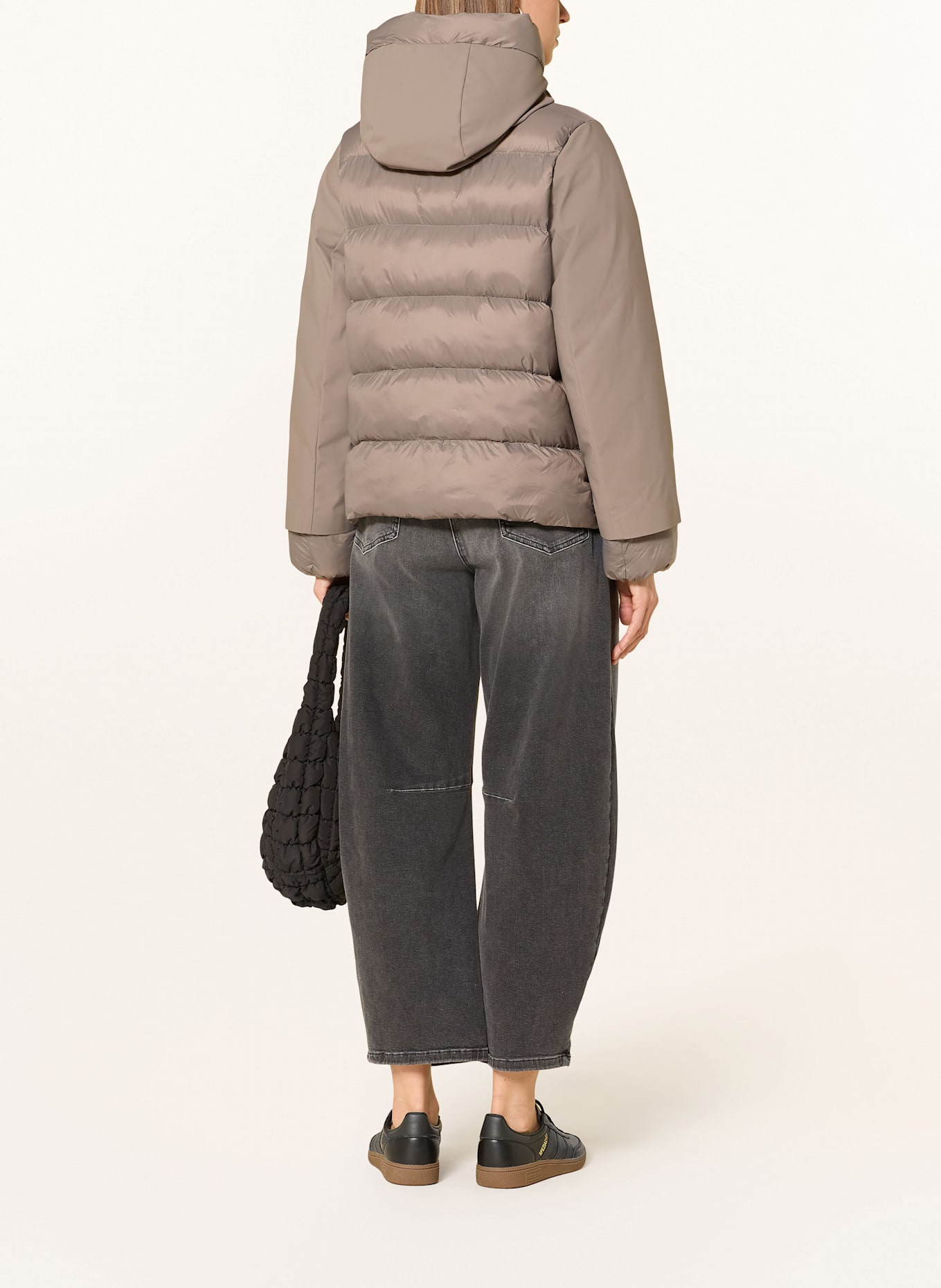 CINQUE Jacke CINALA im Materialmix: TAUPE