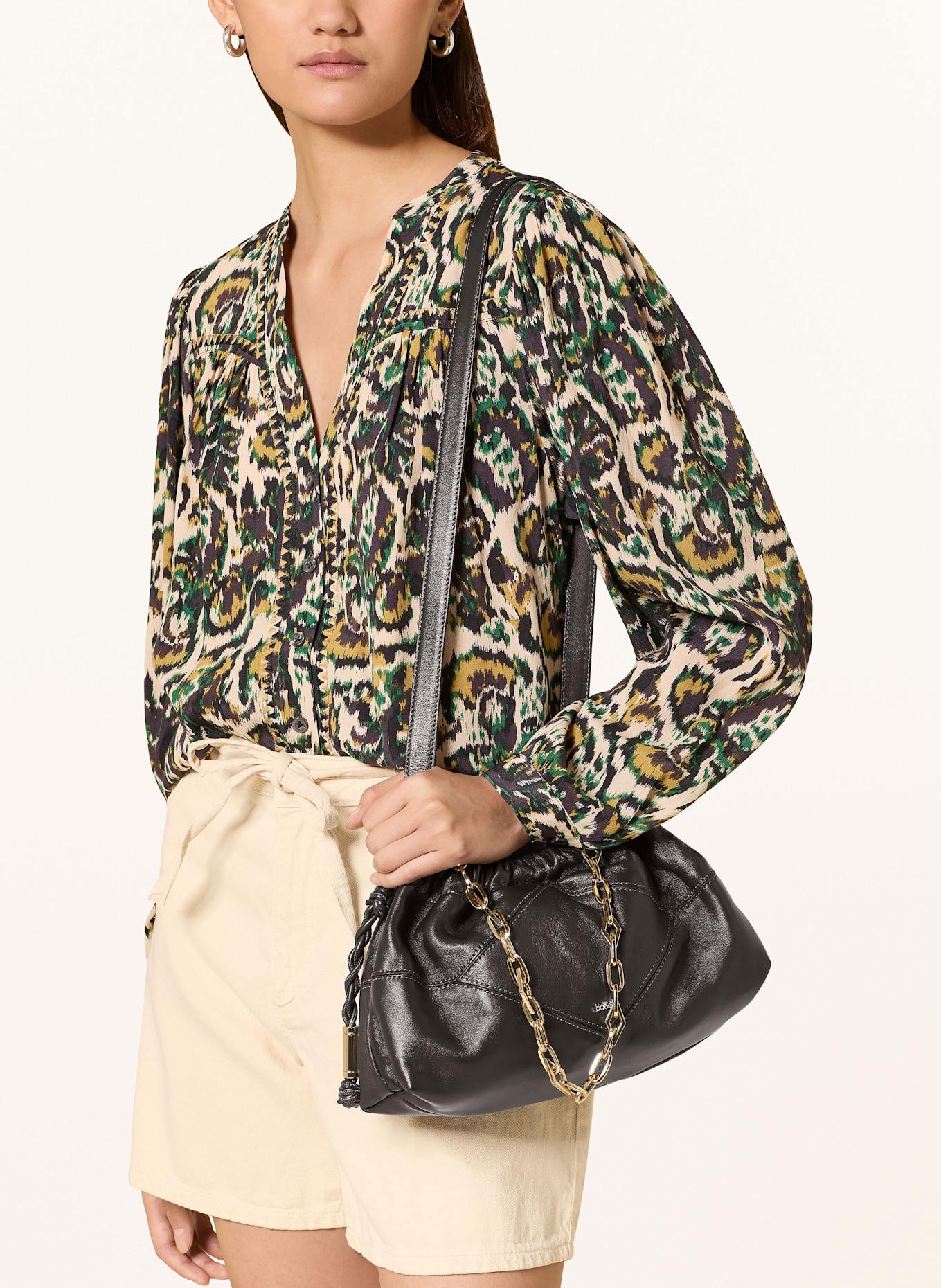 ba&sh Umhängetasche JUNE: DUNKELBRAUN