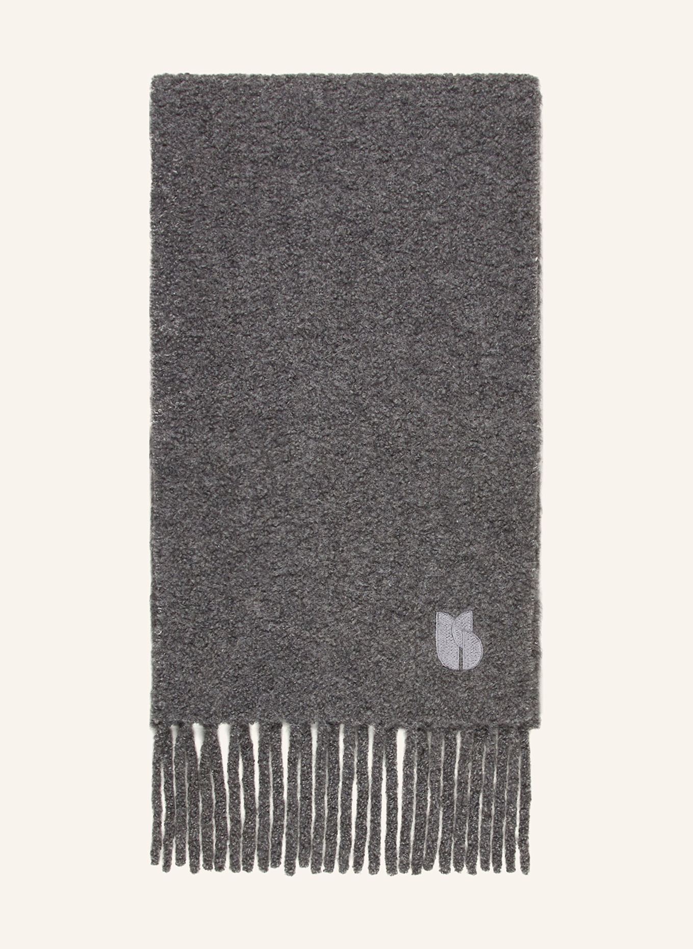 ba&sh Alpaka-Schal SASHA: GRAU