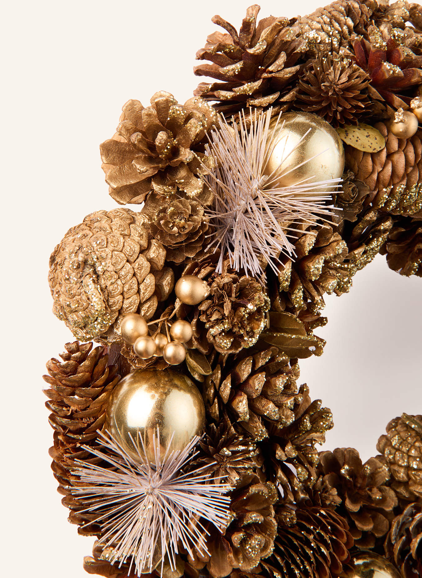 edelman ETON wreath: BROWN / GOLD