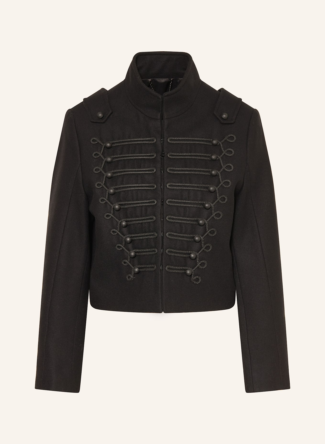 ALLSAINTS Kastenjacke RUMMY: SCHWARZ