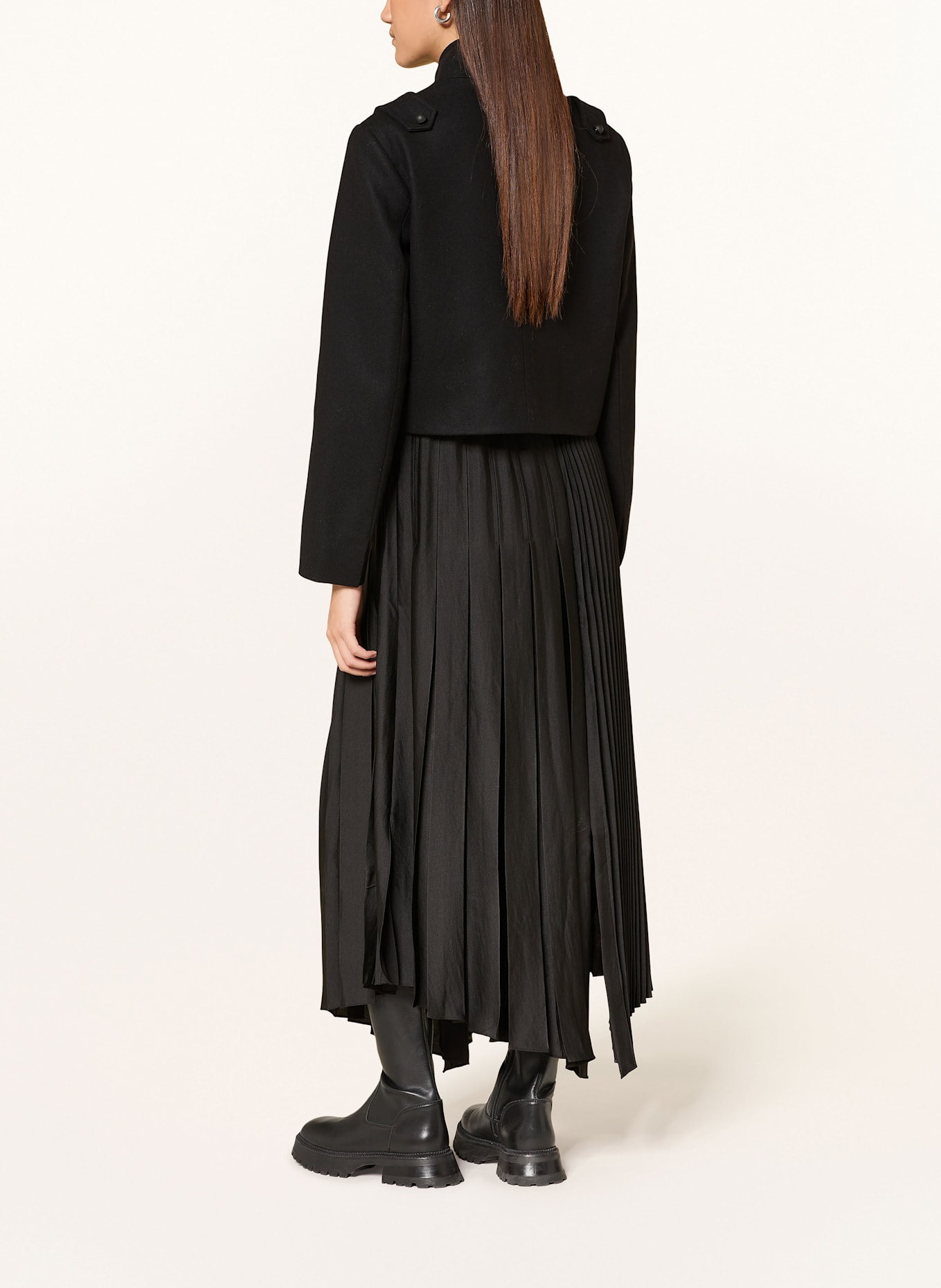 ALLSAINTS Kastenjacke RUMMY: SCHWARZ