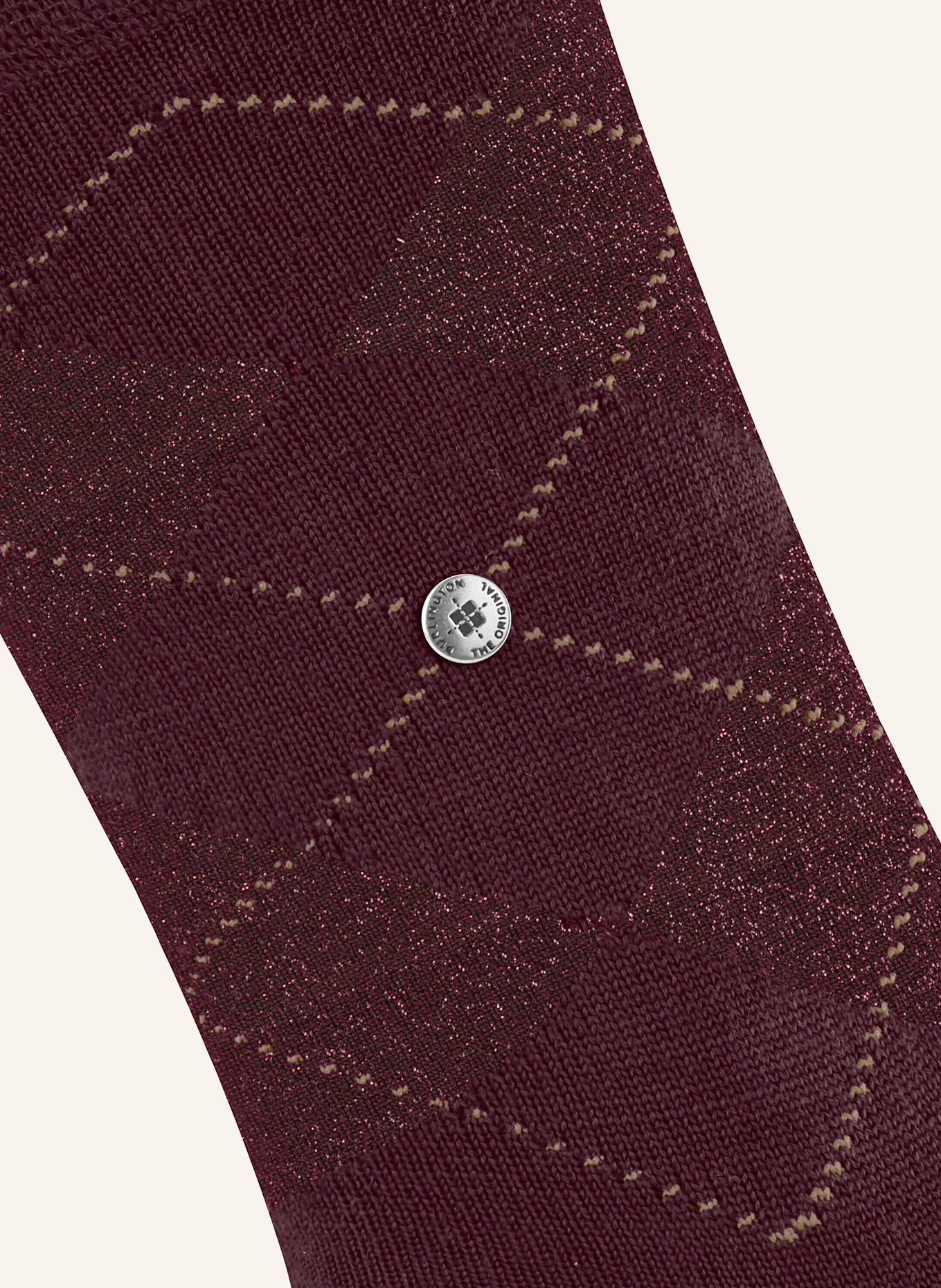 Burlington Socken MARYLEBONE SCHIMMER mit Glitzergarn: 8435 claret