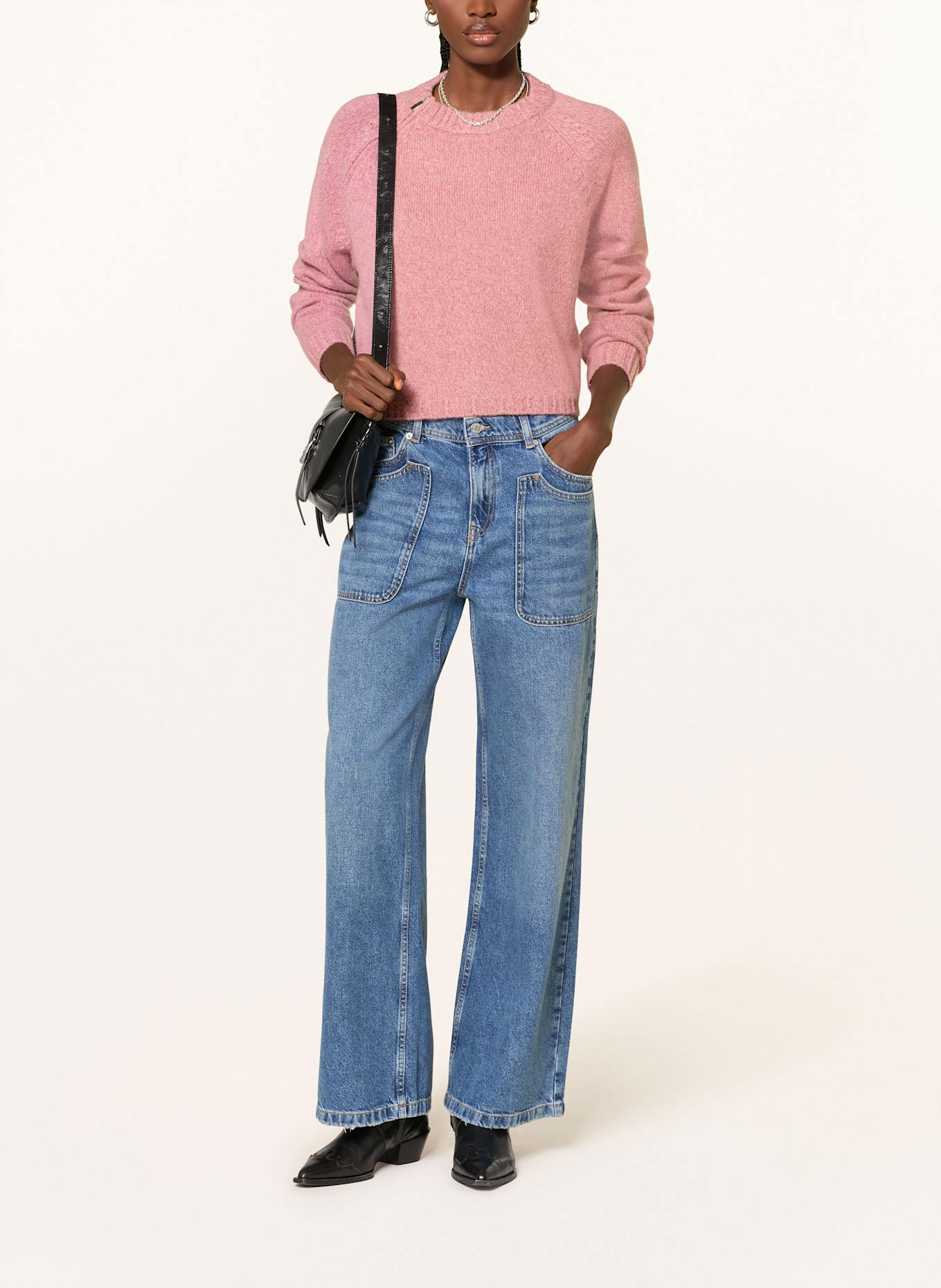 ba&sh Pullover CORVY aus Cashmere: PINK