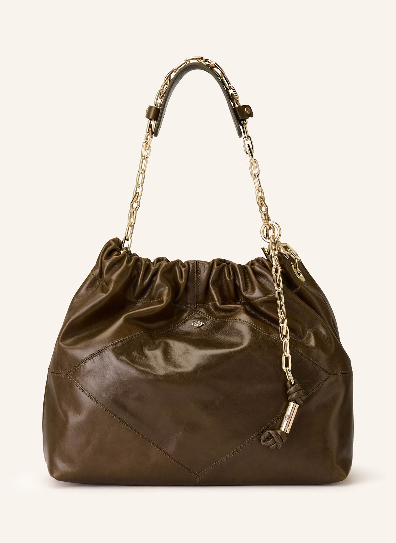 ba&sh Vaková kabelka JUNE MEDIUM: KHAKI