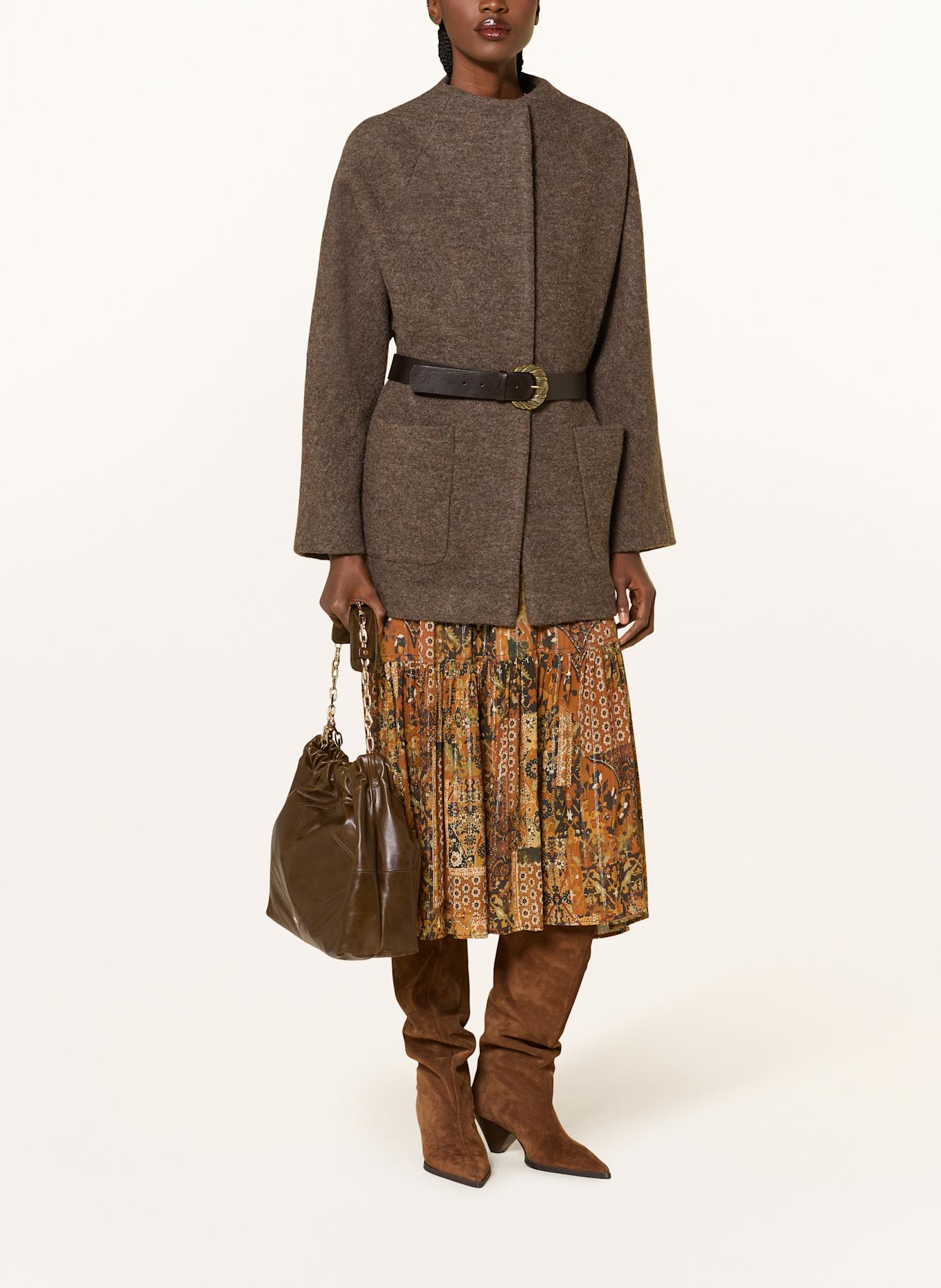 ba&sh Vaková kabelka JUNE MEDIUM: KHAKI