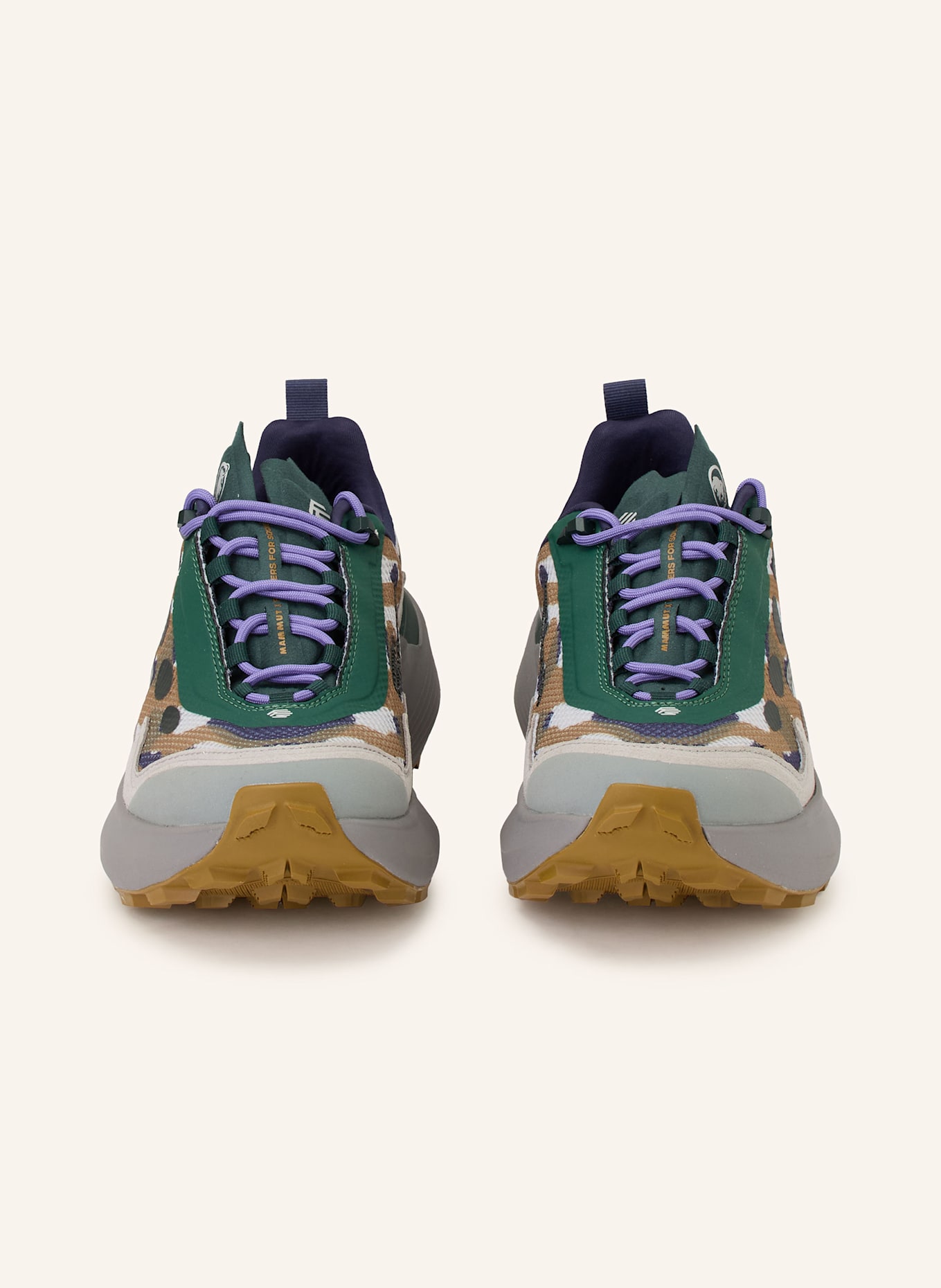 MAMMUT Wanderschuhe AENERGY ULTRA SEED LOW: DUNKELGRÜN / HELLGRAU / DUNKELGELB
