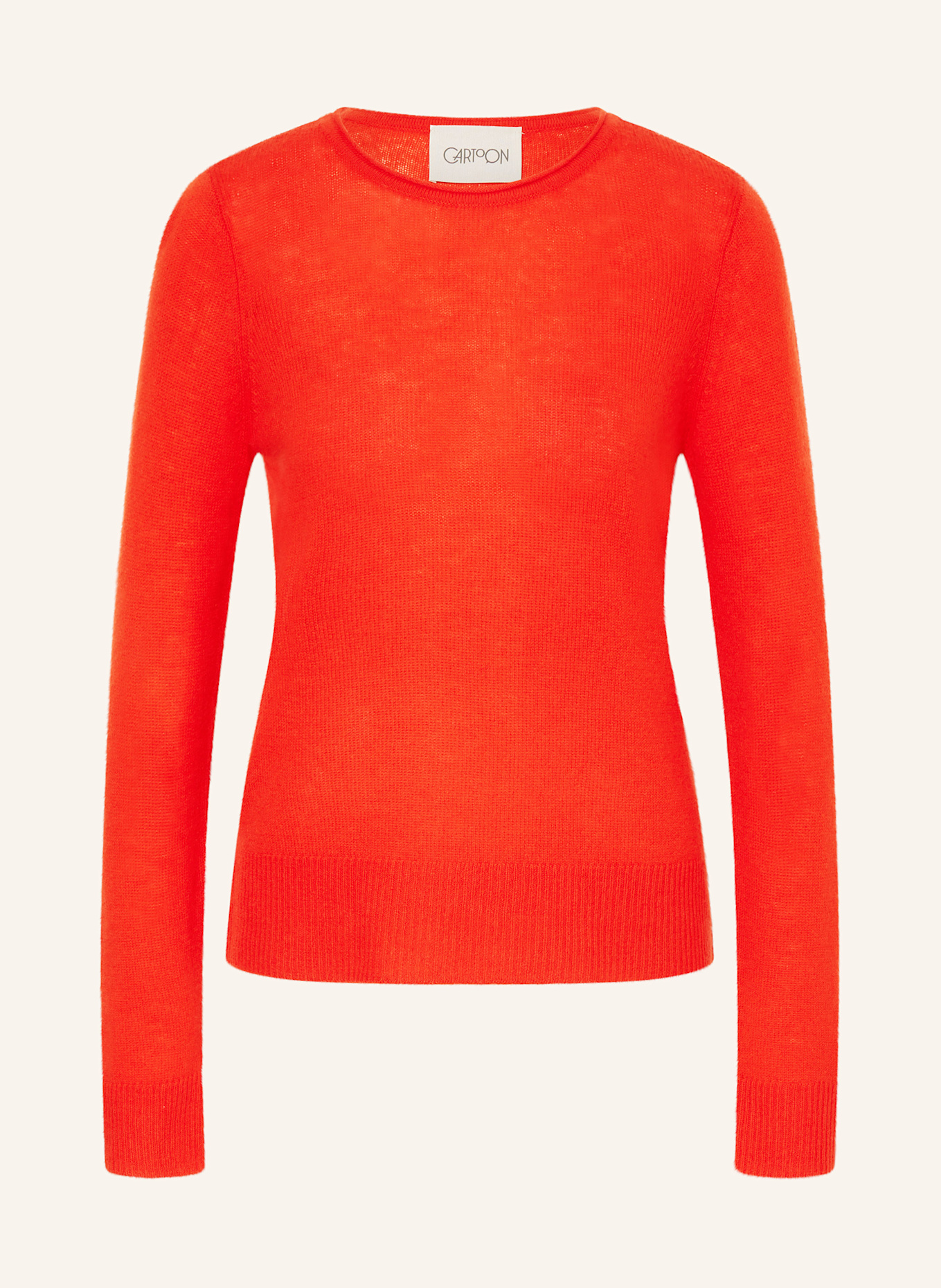 CARTOON Cashmere-Pullover: ORANGE