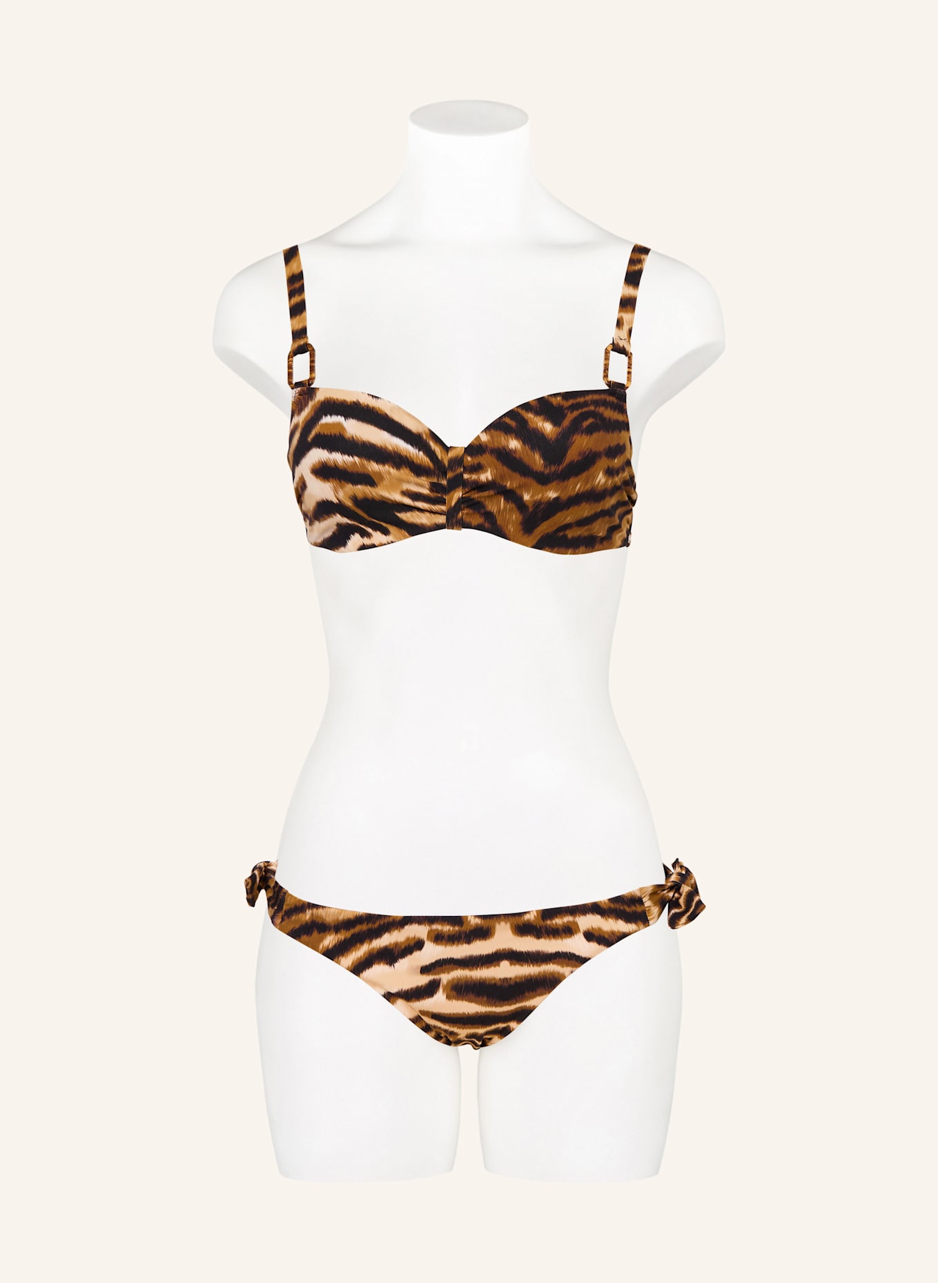 CHANTELLE Bügel-Bikini-Top VITA: HELLBRAUN / BRAUN / DUNKELBRAUN