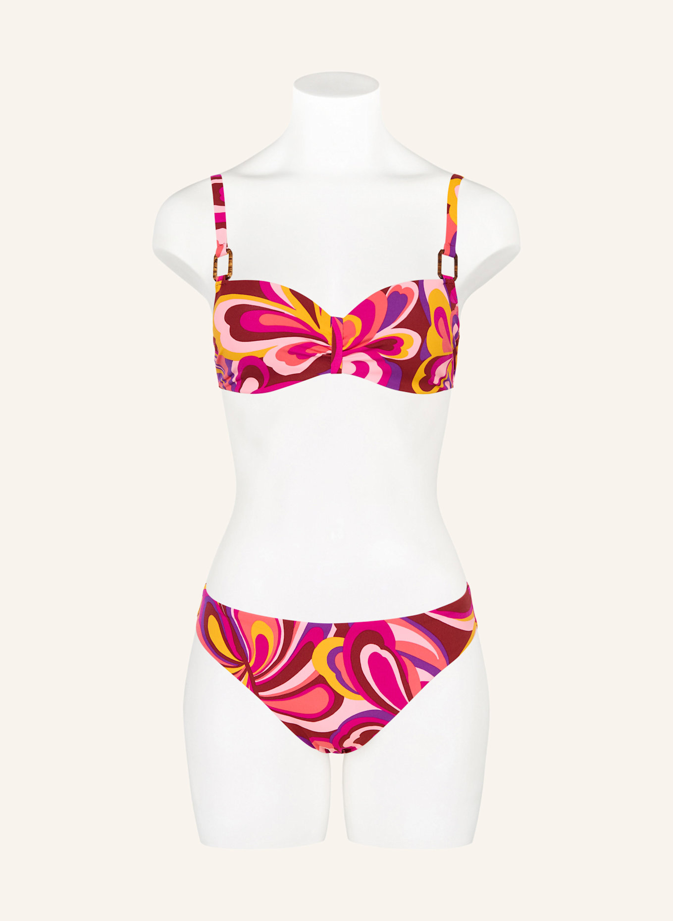 CHANTELLE Basic-Bikini-Hose VITA: DUNKELROT / HELLROSA / FUCHSIA
