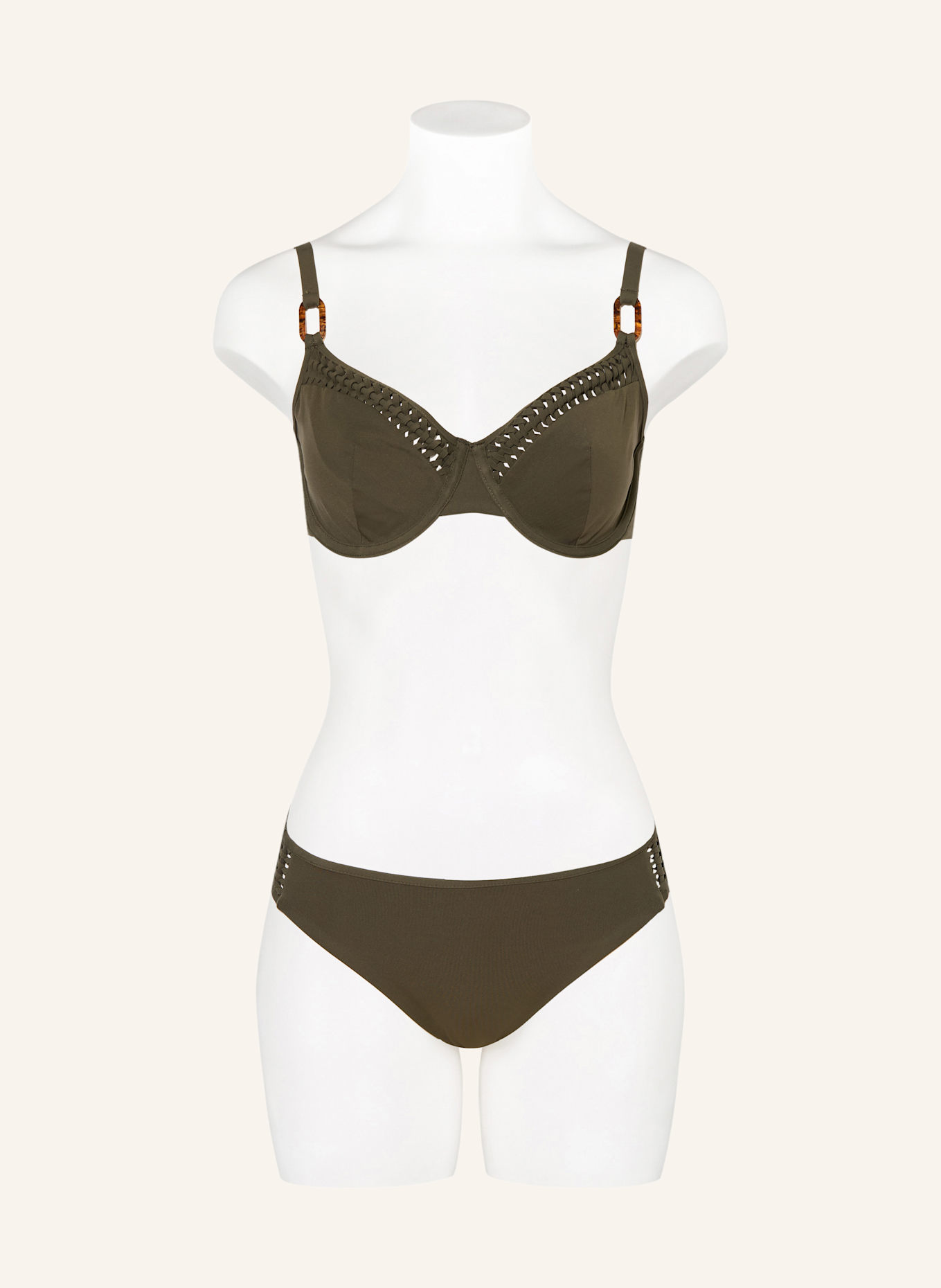 CHANTELLE Basic-Bikini-Hose SERENITA: KHAKI