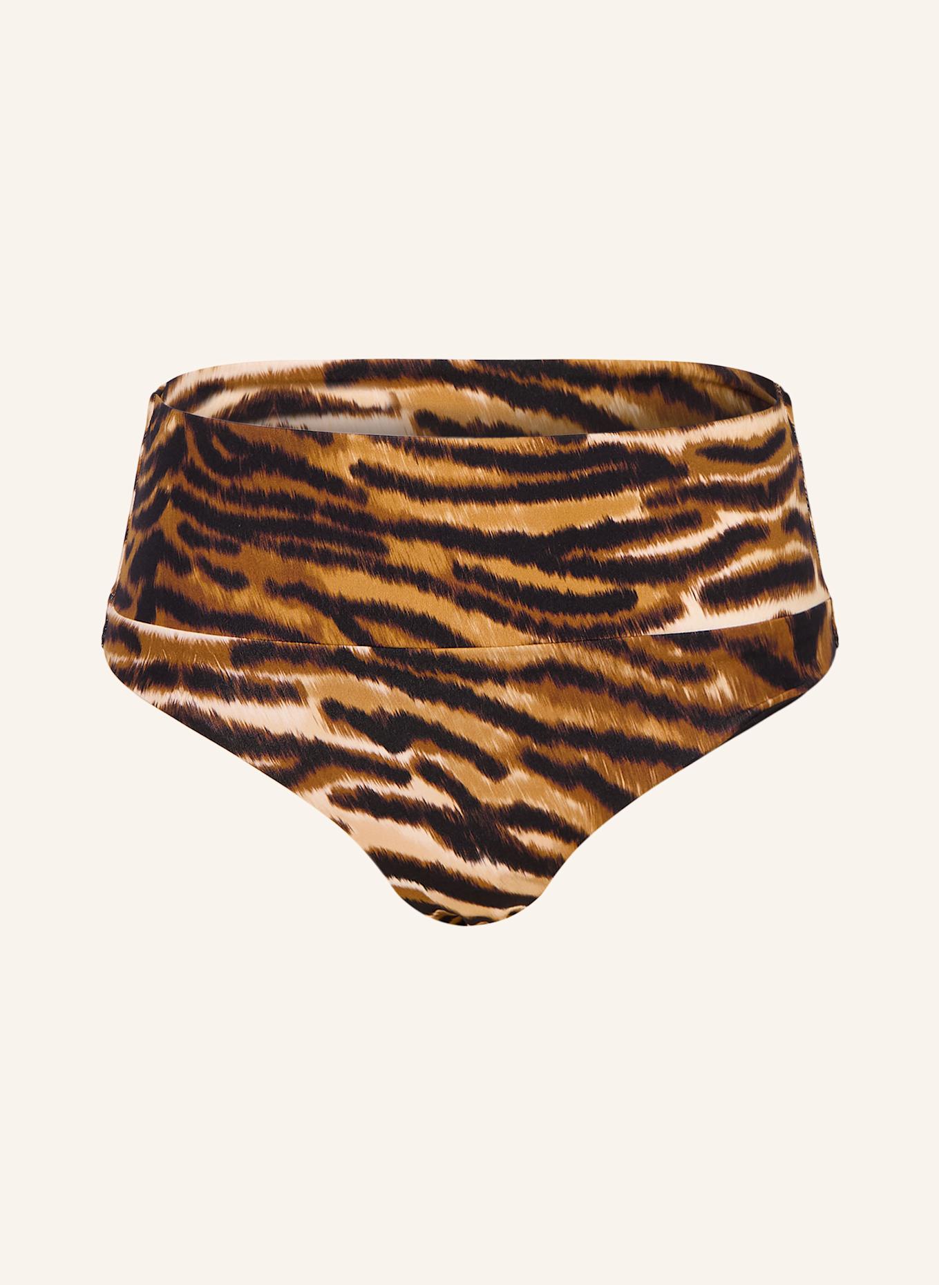 CHANTELLE High-Waist-Bikini-Hose VITA: BRAUN / DUNKELBRAUN / HELLBRAUN