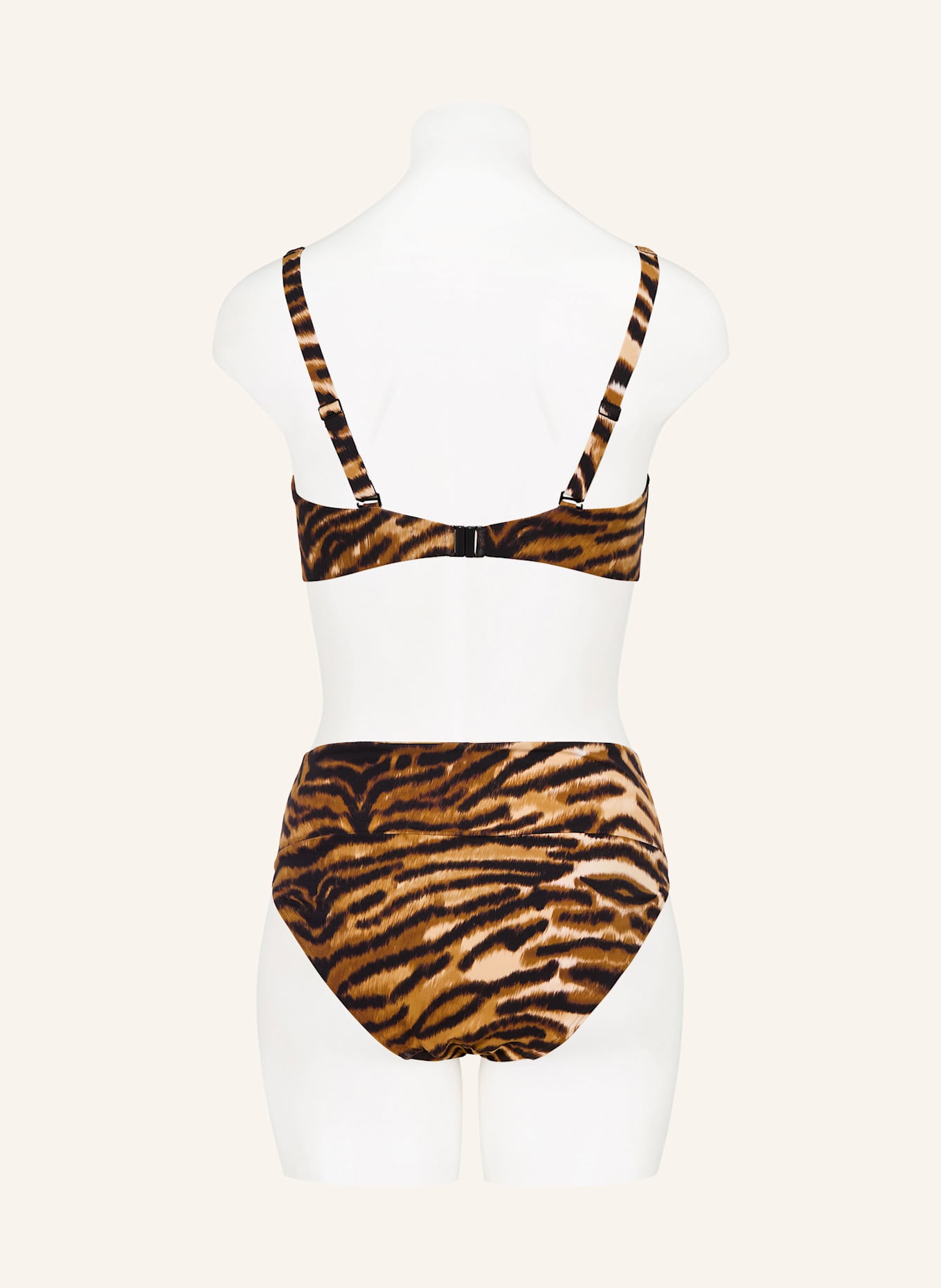 CHANTELLE High-Waist-Bikini-Hose VITA: BRAUN / DUNKELBRAUN / HELLBRAUN