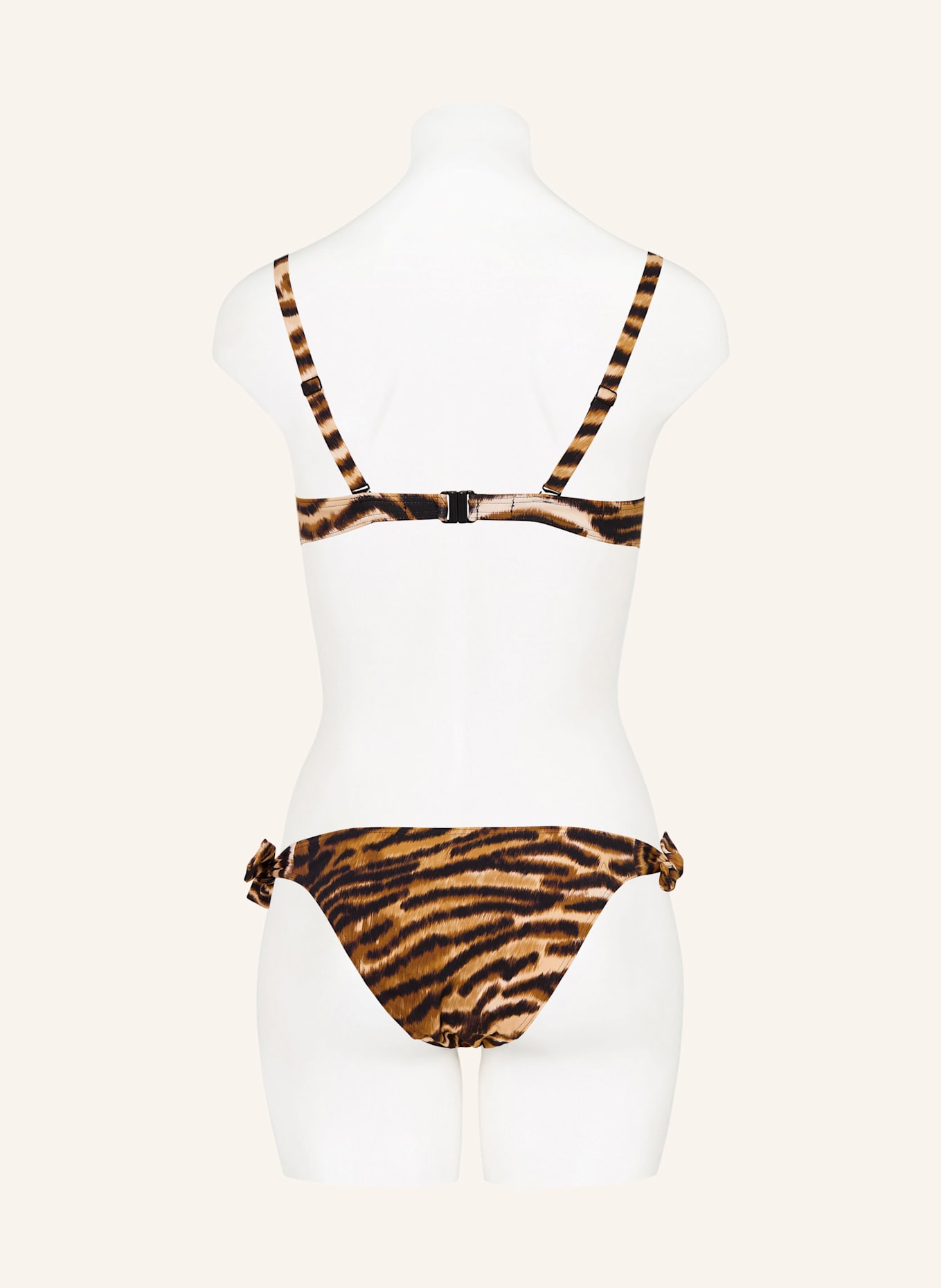 CHANTELLE VITA Triangle Bikini Bottom: LIGHT BROWN / BROWN / DARK BROWN