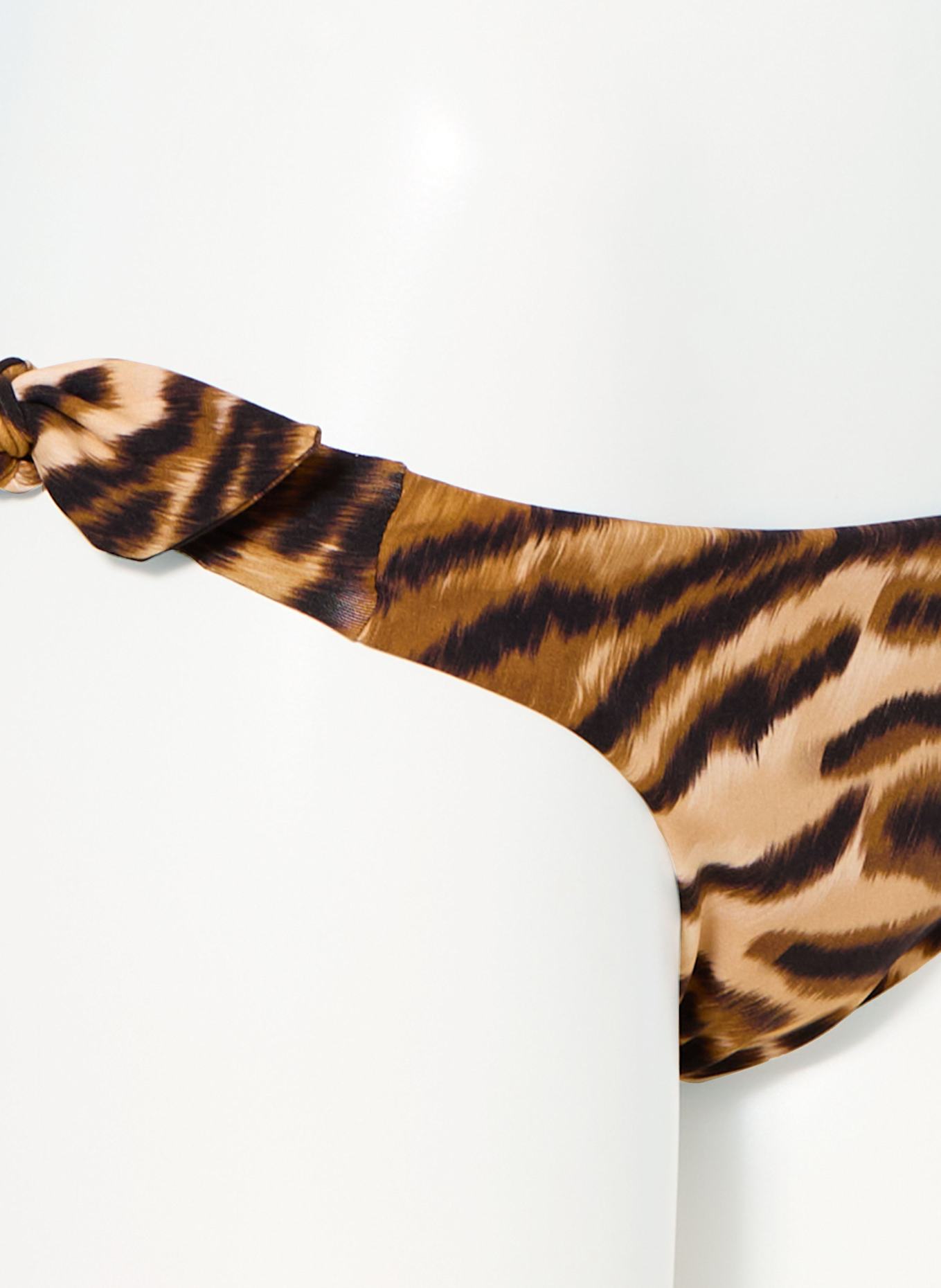 CHANTELLE VITA Triangle Bikini Bottom: LIGHT BROWN / BROWN / DARK BROWN