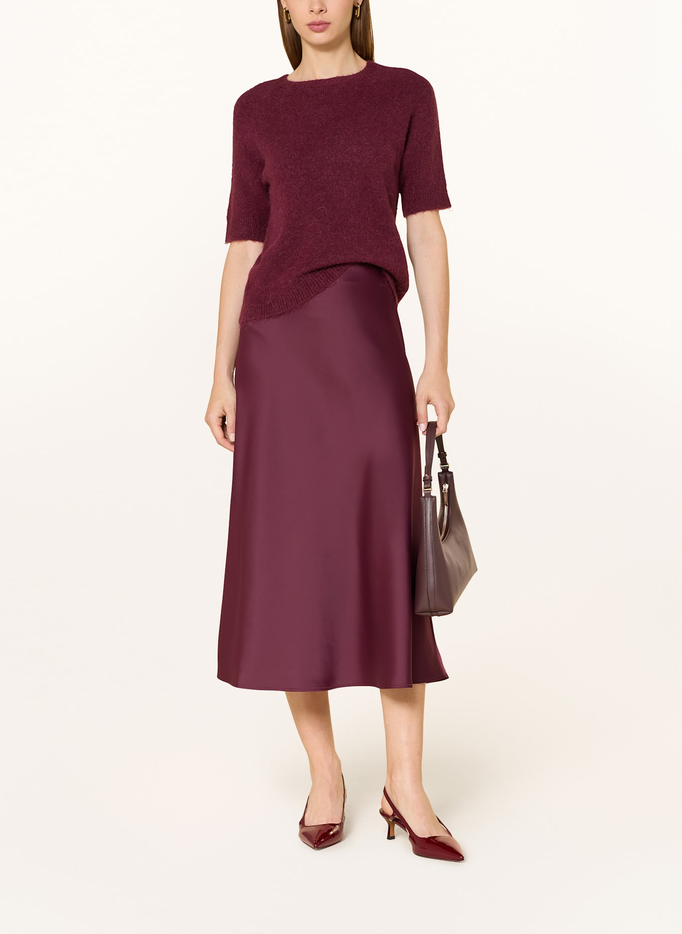 Rich & Royal Strickshirt: DUNKELROT