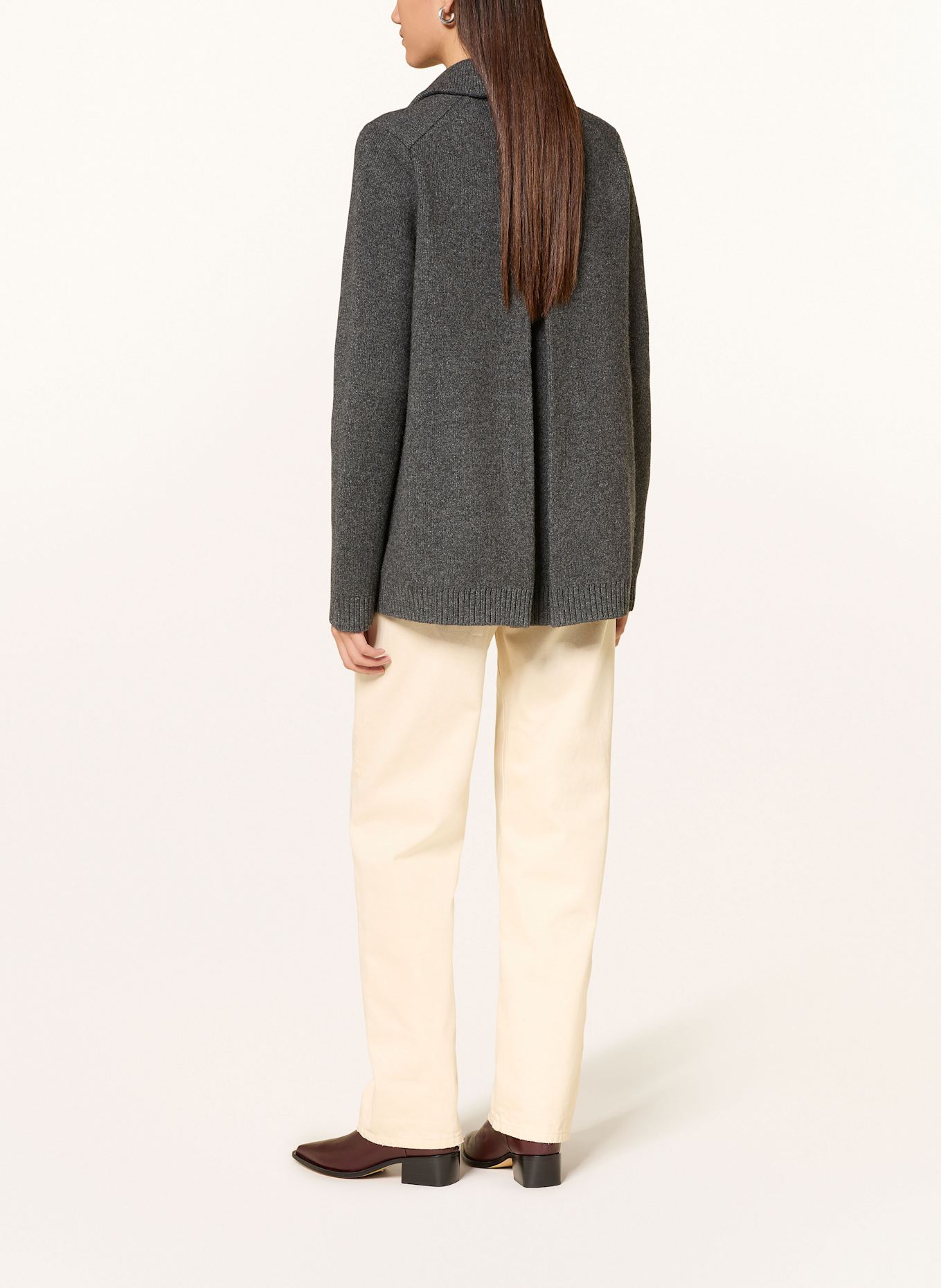 ba&sh Strickjacke VESTA: DUNKELGRAU