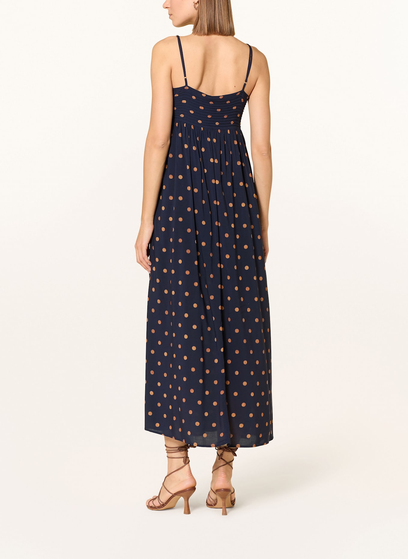 watercult Kleid: DUNKELBLAU / BRAUN