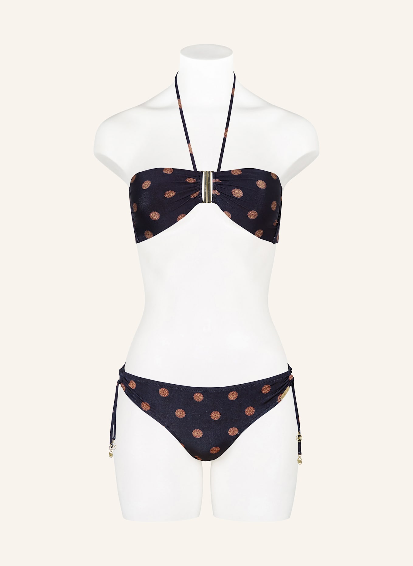 watercult Neckholder-bikinitop REFINED HERITAGE: DONKERBLAUW