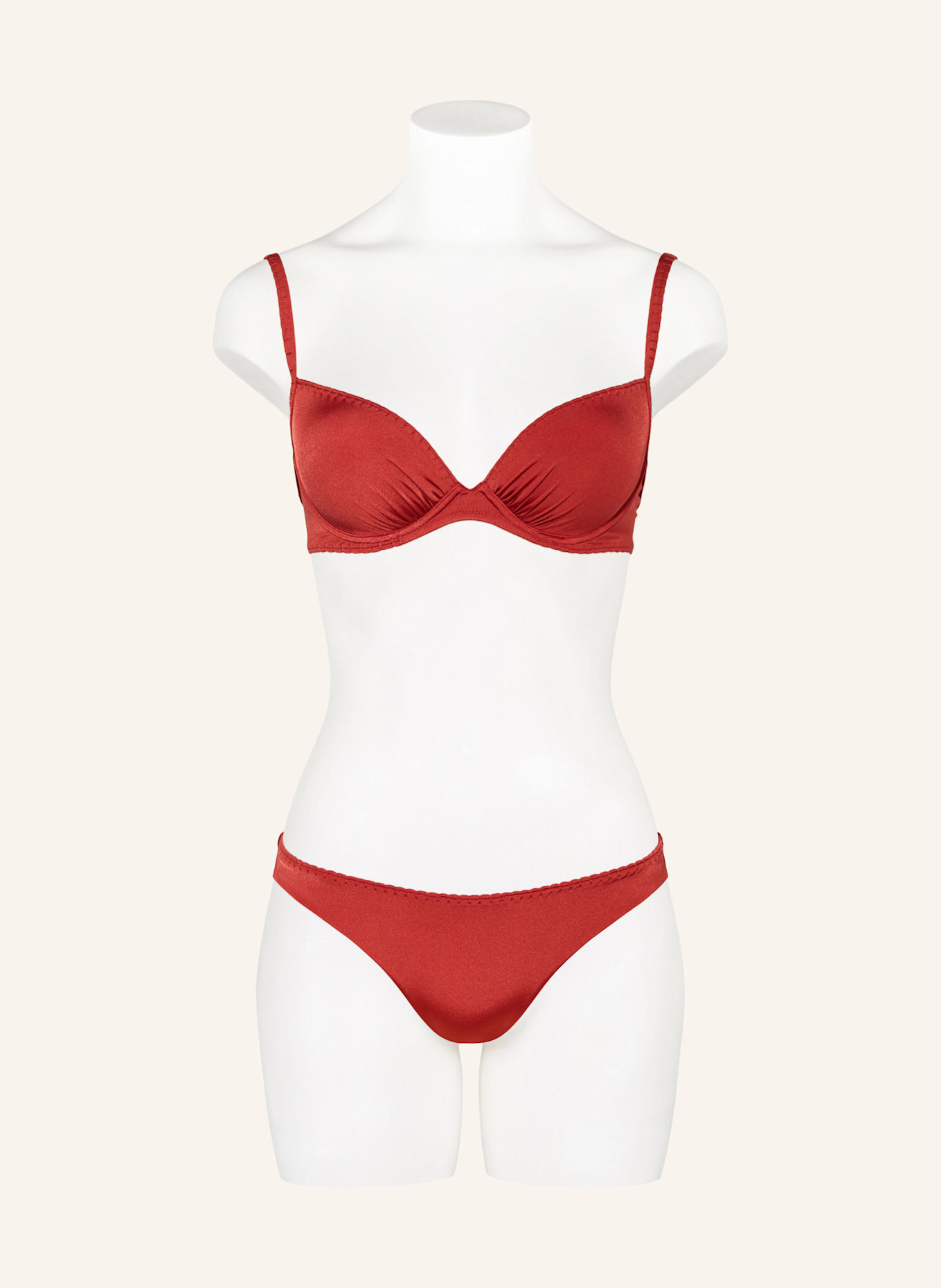 watercult Underwire bikini top CRAFTED ESSENTIALS: DARK RED