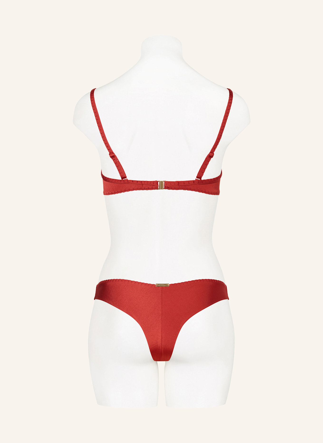watercult Underwire bikini top CRAFTED ESSENTIALS: DARK RED