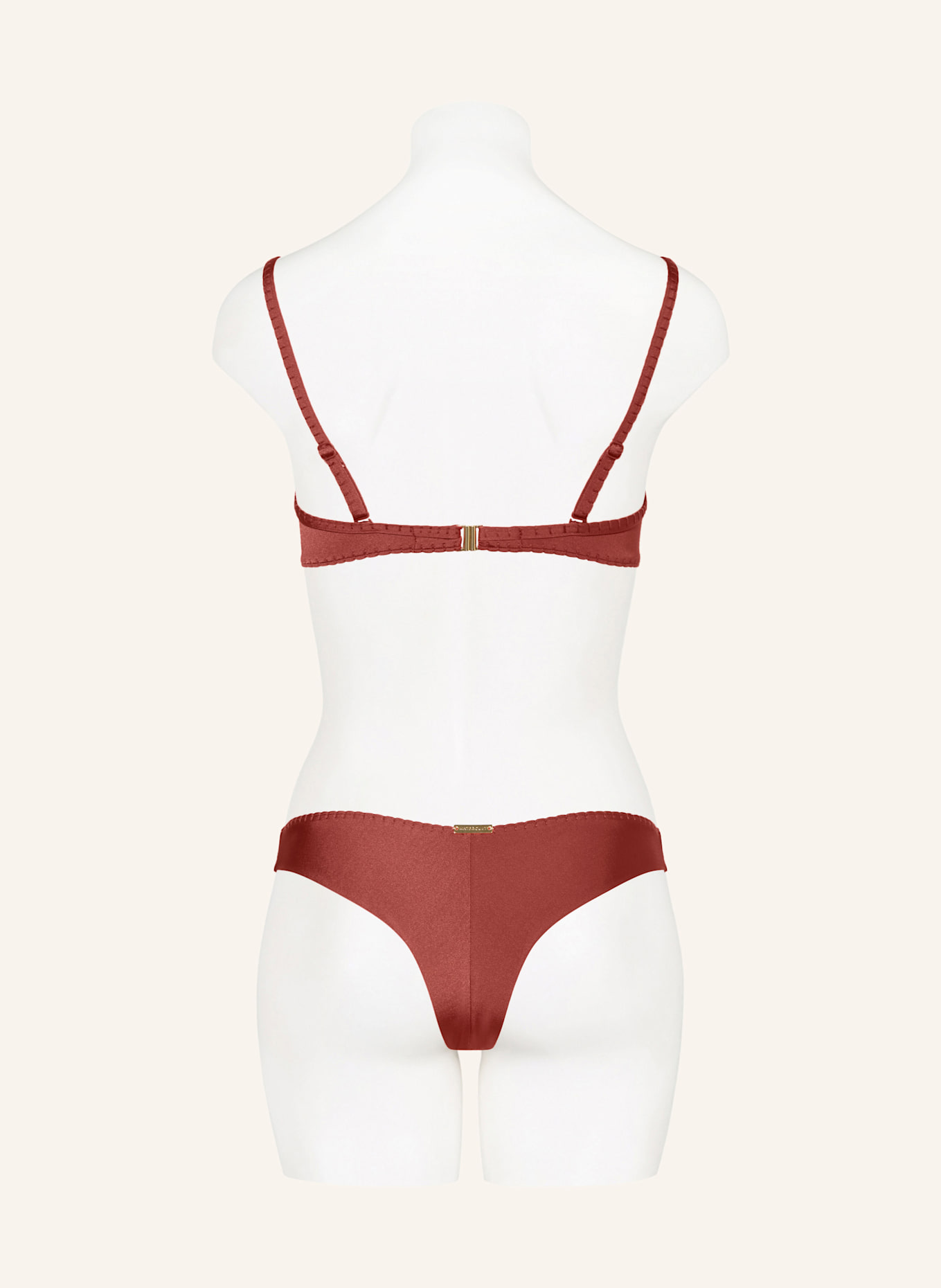 watercult Basic-Bikini-Hose CRAFTED ESSENTIALS: DUNKELROT