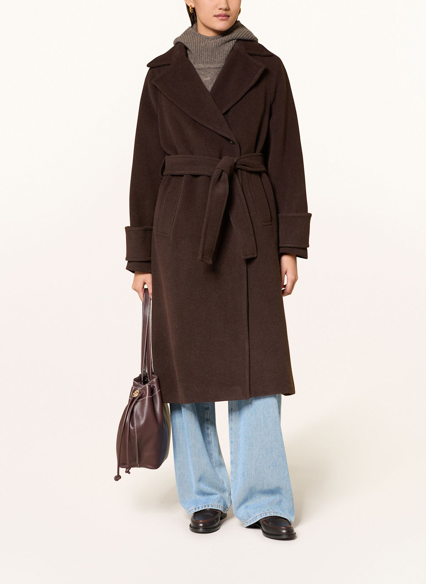 CLAUDIE PIERLOT Mantel: DUNKELBRAUN