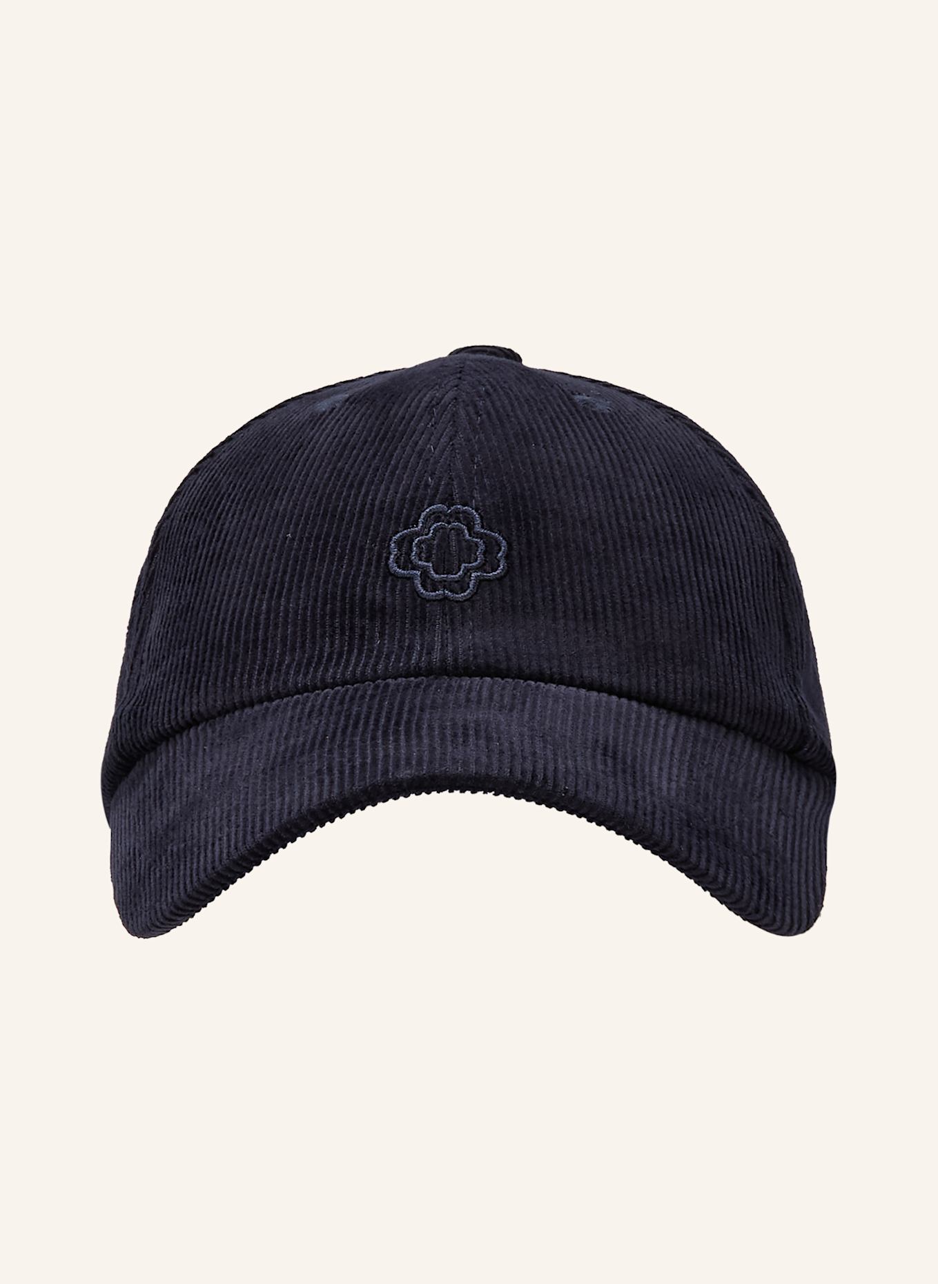 maje Czapka ze sztruksu: GRANATOWY