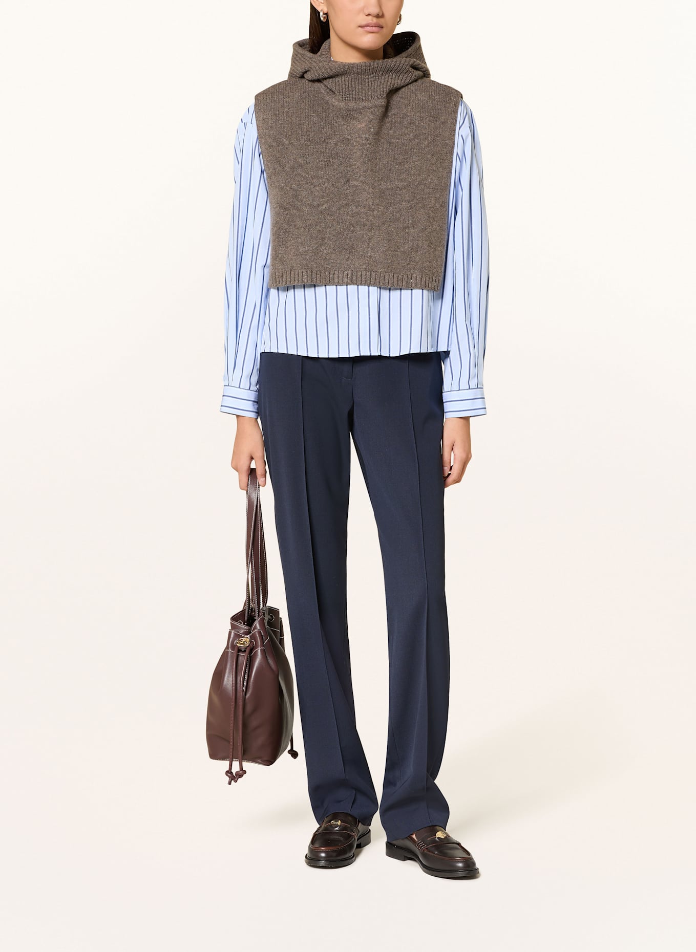 CLAUDIE PIERLOT Cape MIMANE: TAUPE