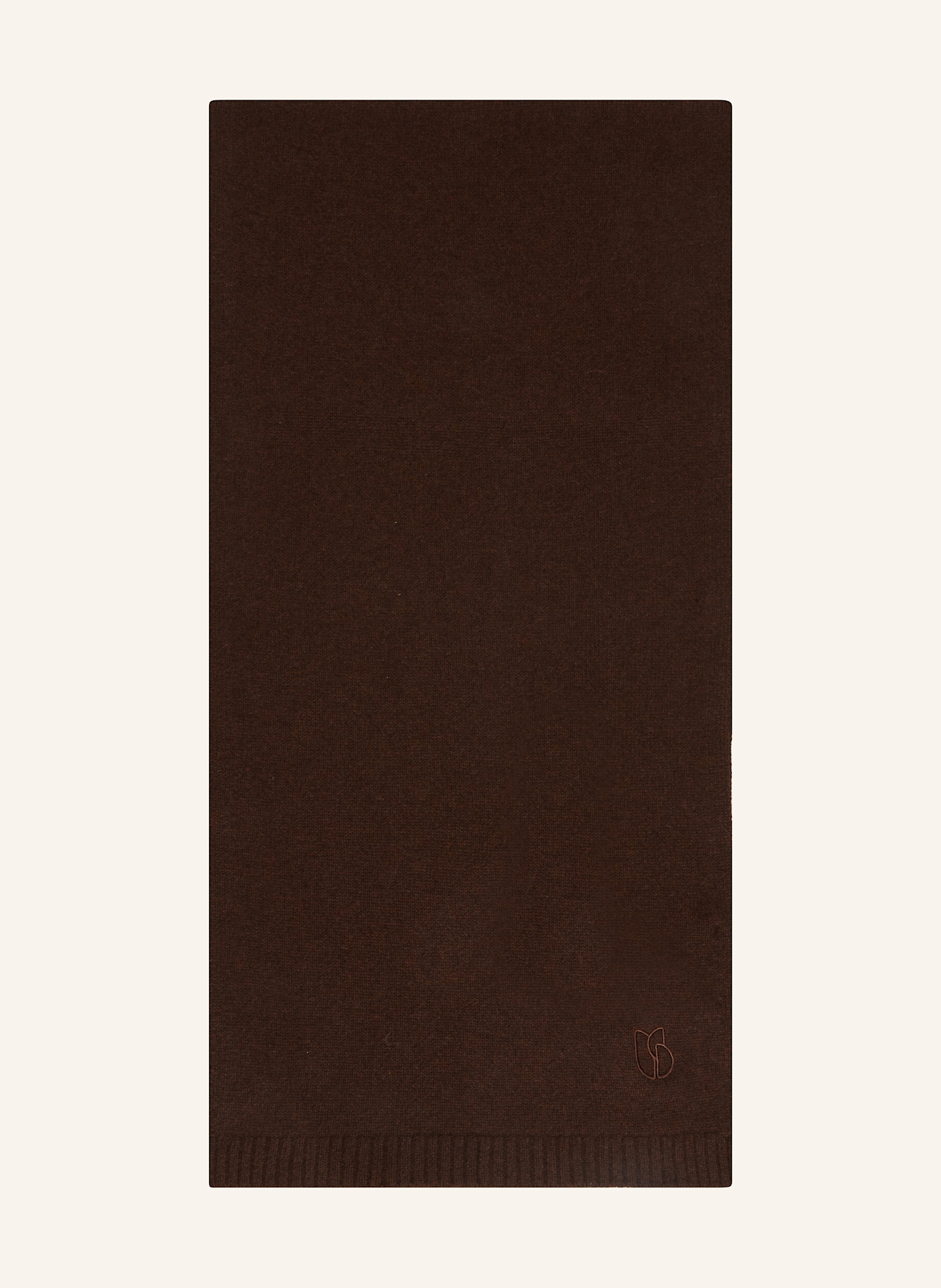 ba&sh Cashmere-Schal COMIE: DUNKELBRAUN