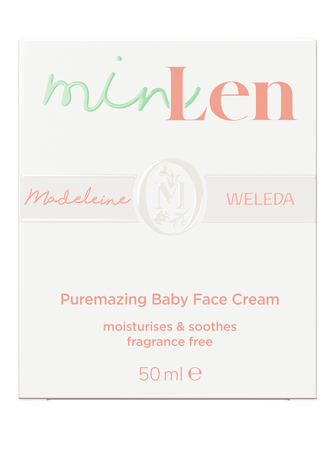 minLen PUREMAZING BABY GEZICHTSCRÈME