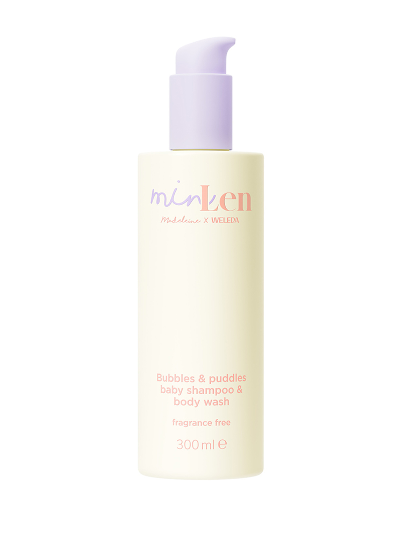 minLen BUBBLES & PUDDLES BABY SHAMPOO & BODY WASH