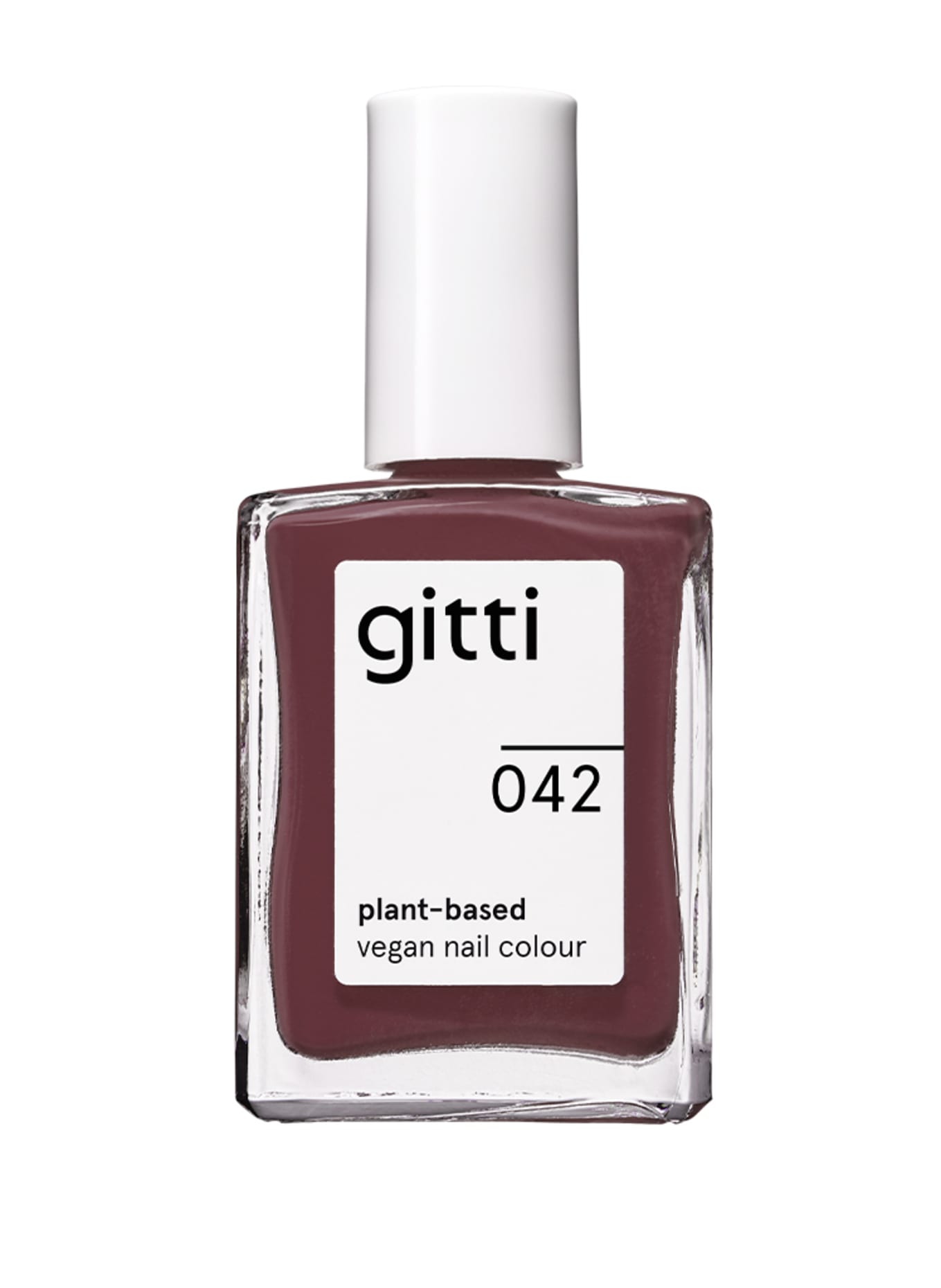 gitti PLANT-BASED VEGAN NAIL COLOUR: NO. 042 - ASH PLUM