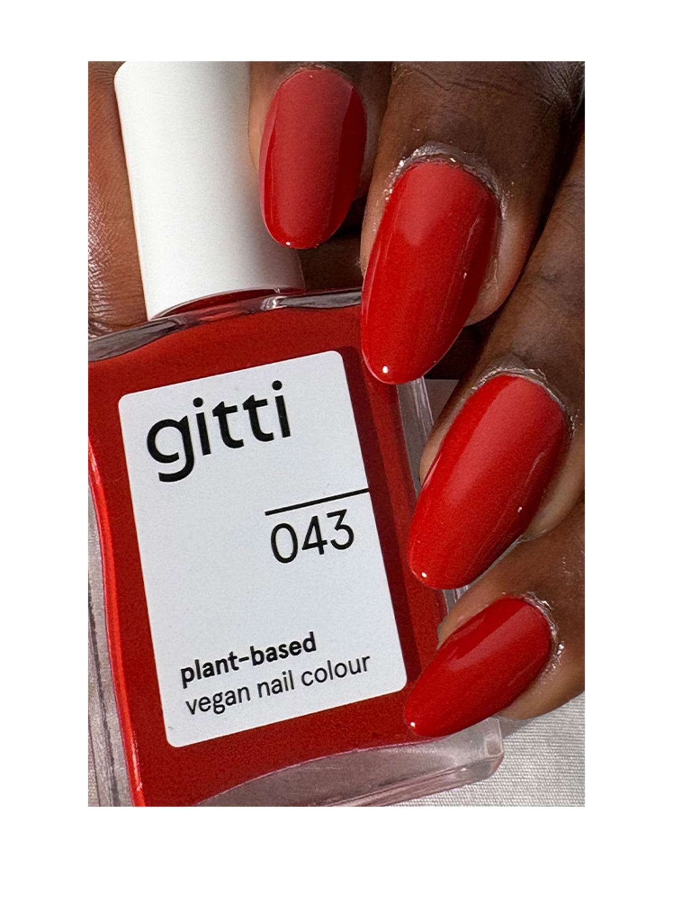 gitti PLANT-BASED VEGAN NAIL COLOUR: NO. 043 - RUSTY HARVEST