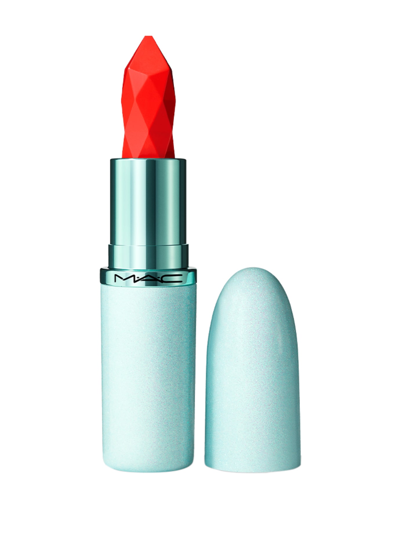 M.A.C MACXIMAL SATIN LIPSTICK: UNEXPECTED RED