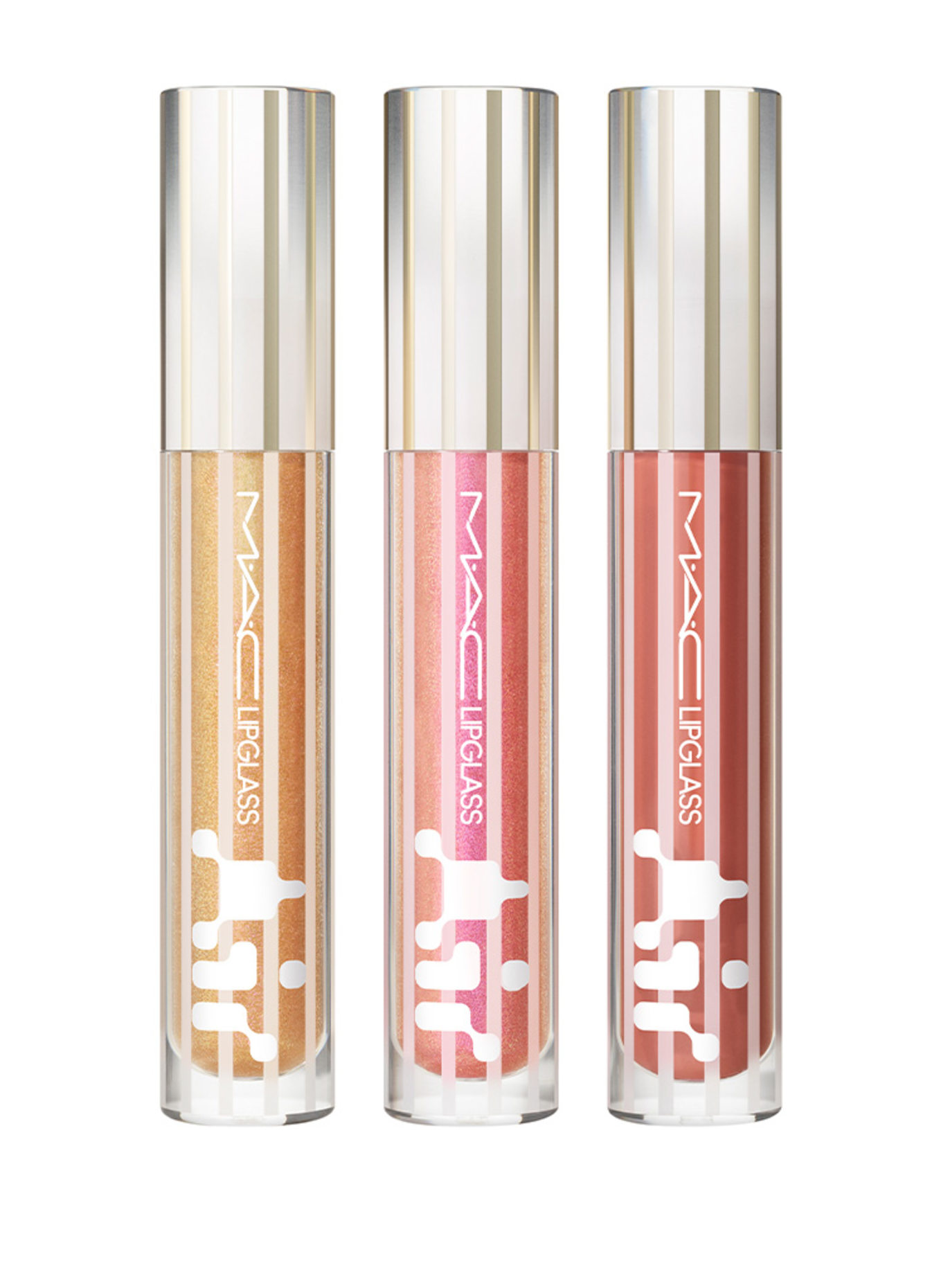 M.A.C GLOSS ENTHUSIAST LIPGLASS AIR TRIO