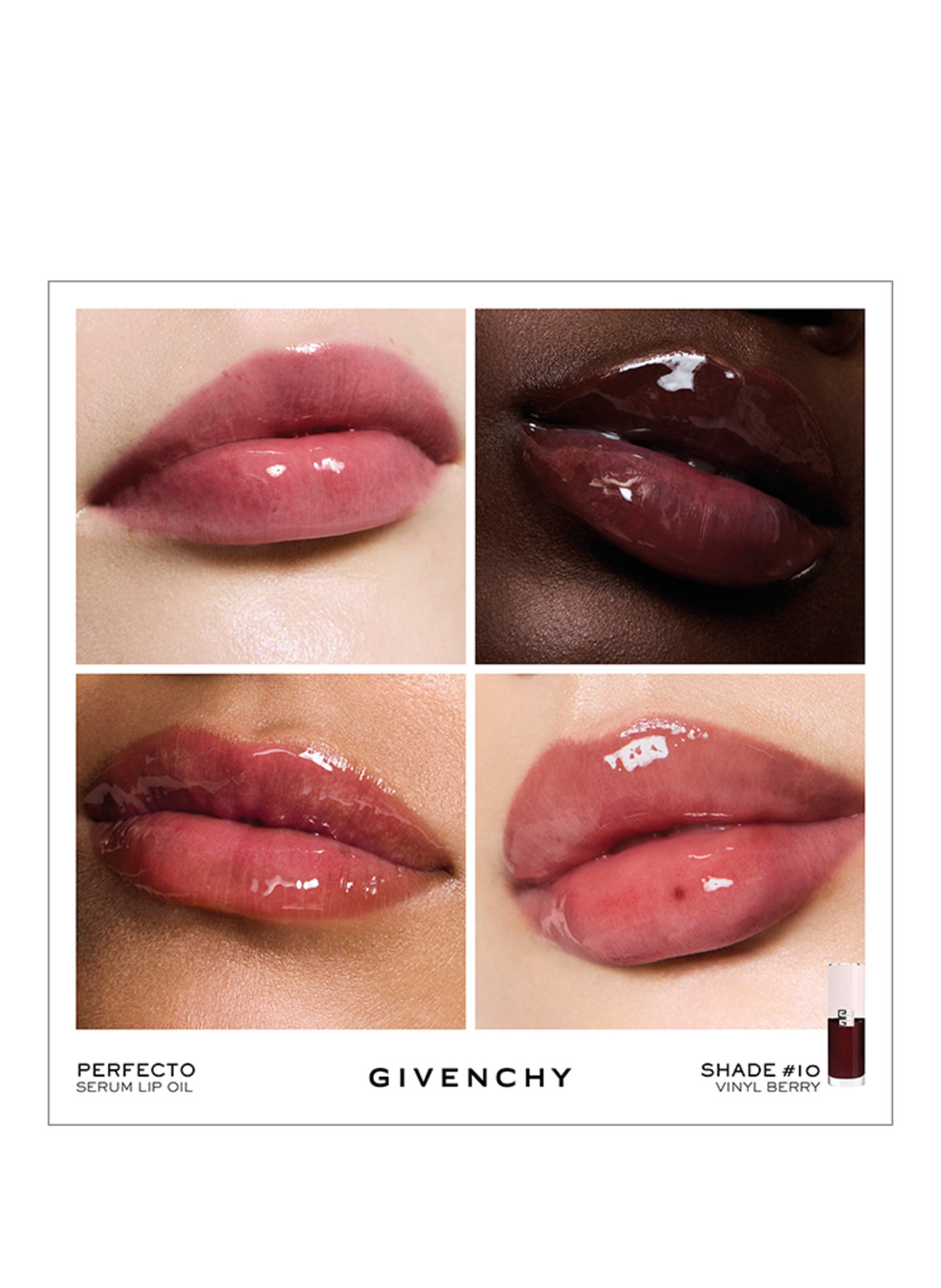 GIVENCHY PERFECTO LIP OIL SERUM: N10 - VINYL BERRY