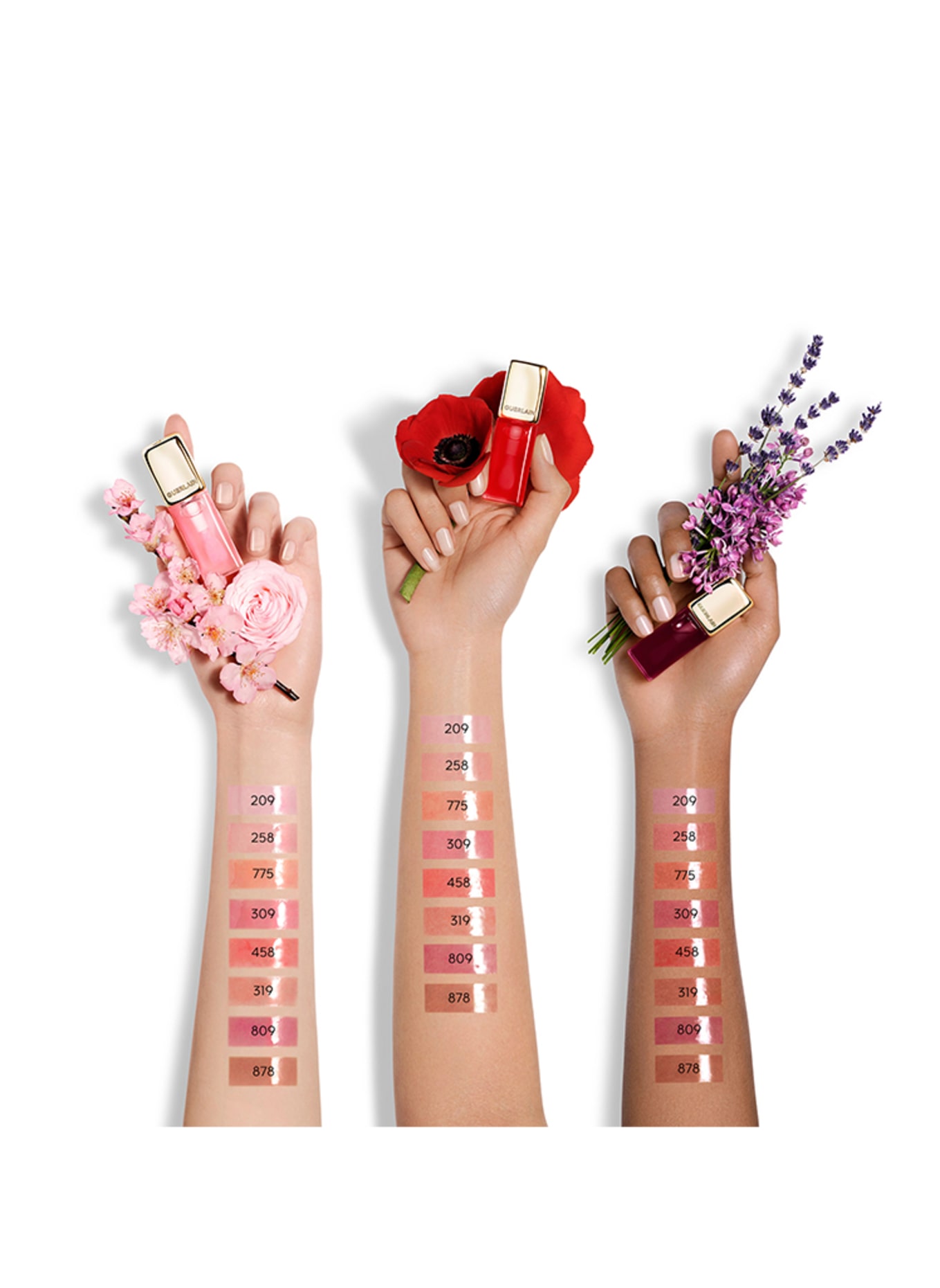 GUERLAIN KISS KISS BEE GLOW OIL: 878 DAHLIA GLOW