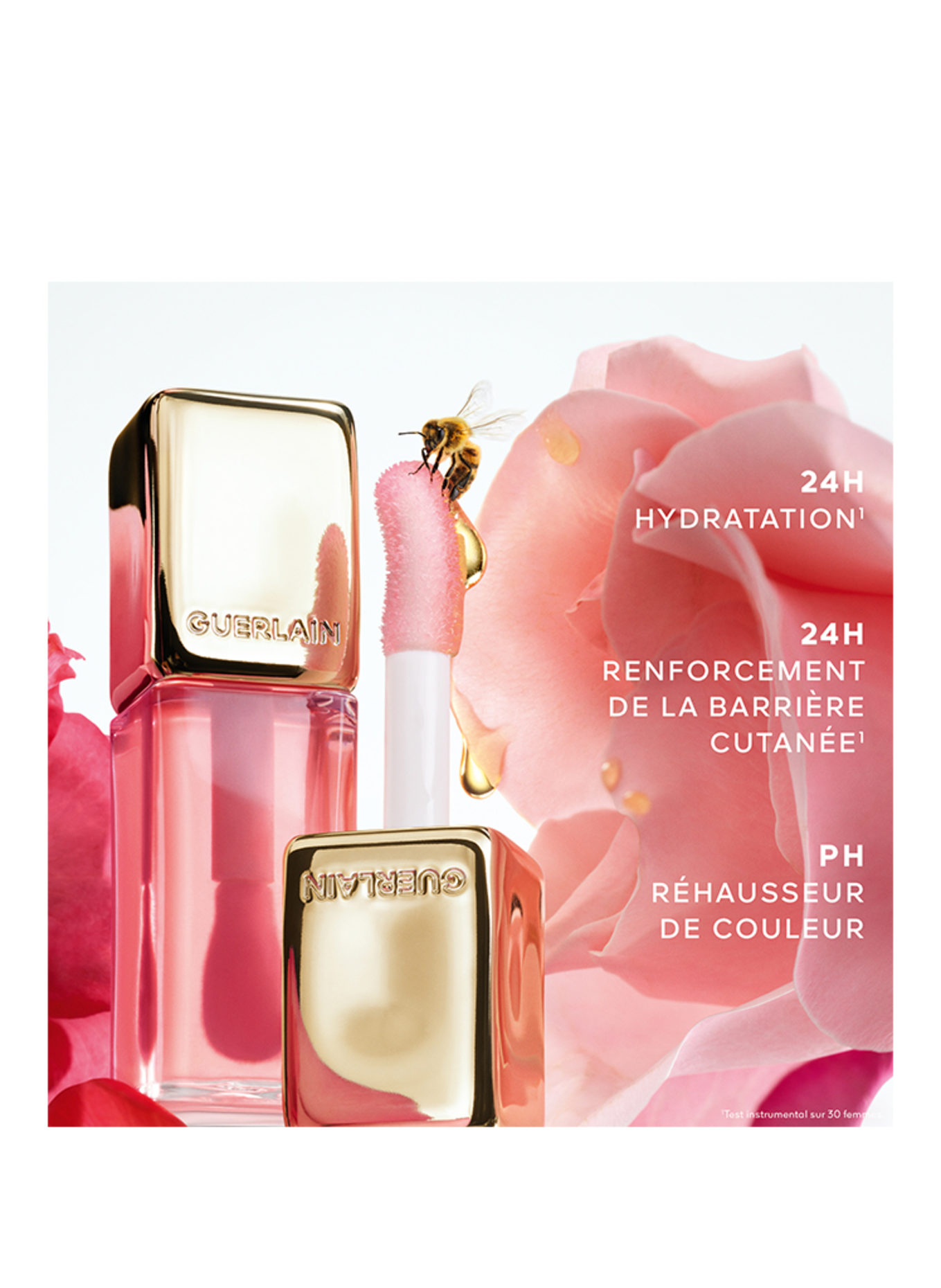 GUERLAIN KISS KISS BEE GLOW OIL: 878 DAHLIA GLOW