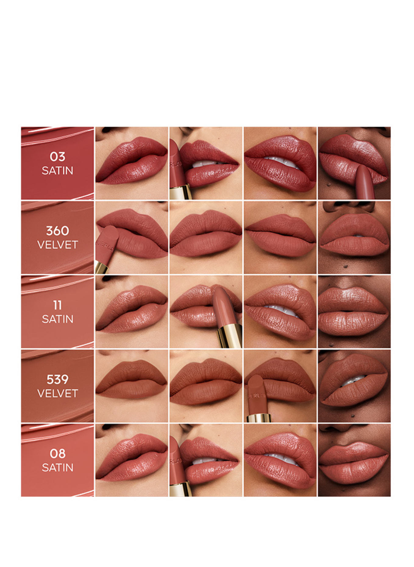 GUERLAIN ROUGE G SATIN REFILL: 12 LE BRUN AMARANTE