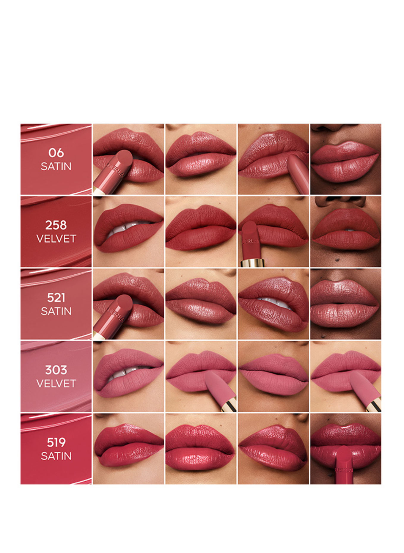 GUERLAIN ROUGE G SATIN REFILL: 12 LE BRUN AMARANTE