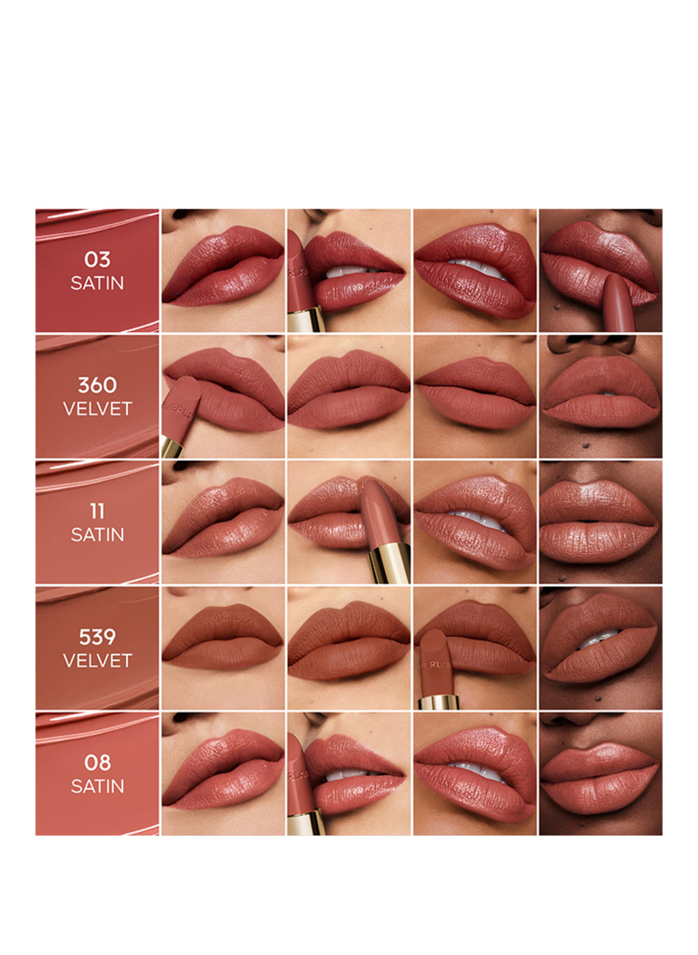 GUERLAIN ROUGE G VELVET REFILL: 303 LE ROSE RIVOINE