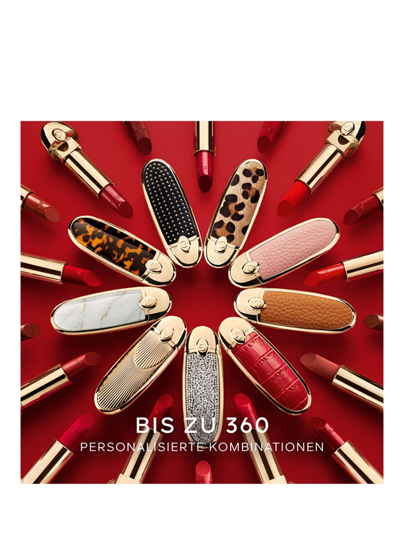 GUERLAIN ROUGE G CASE: DENIM FLORA