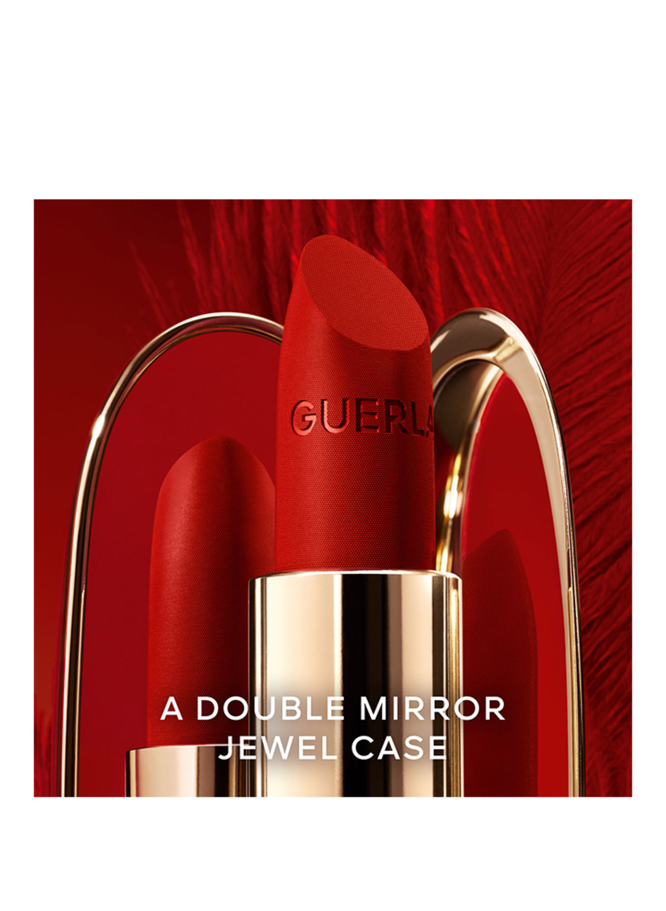 GUERLAIN ROUGE G CASE: DENIM FLORA