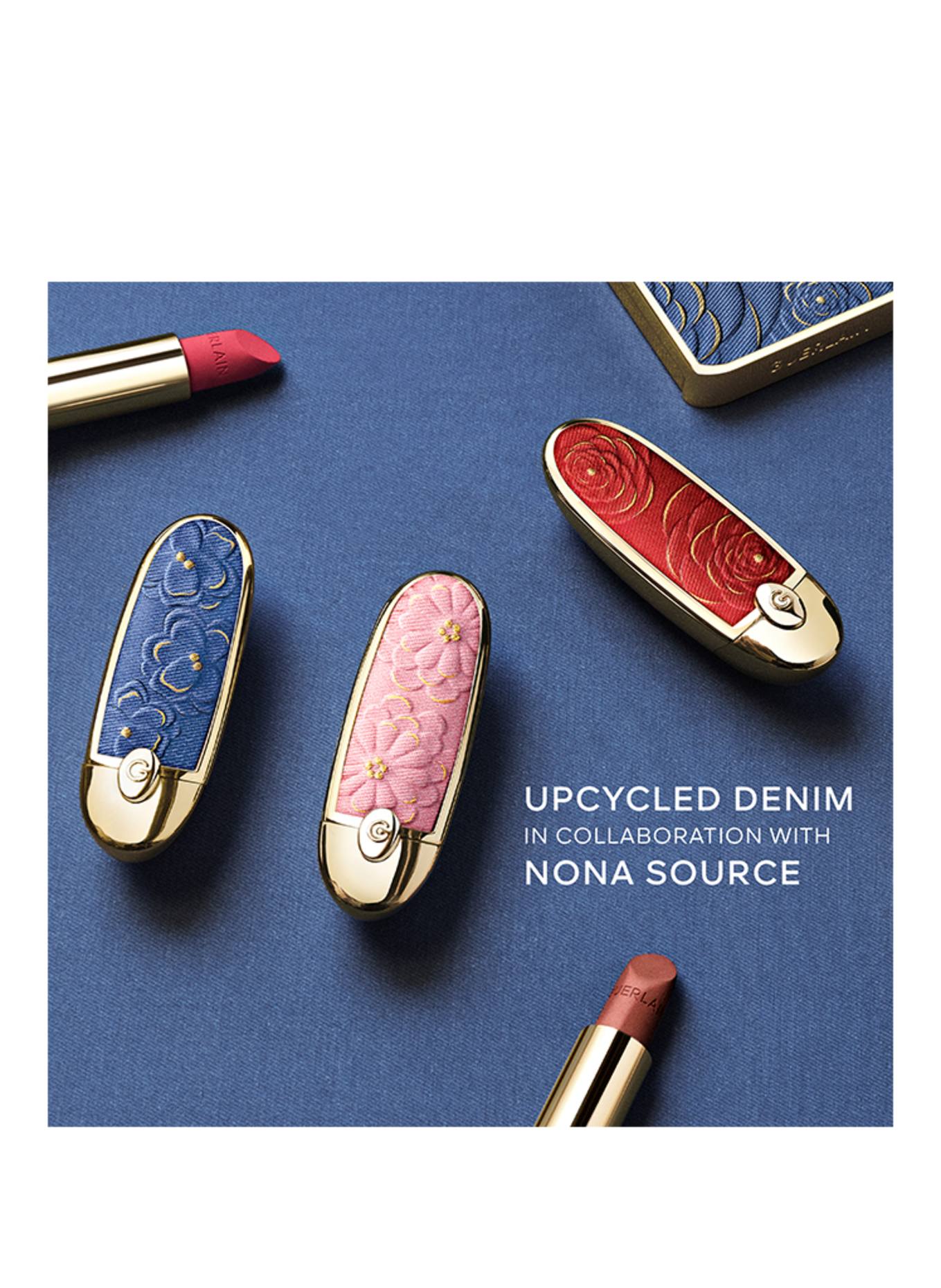 GUERLAIN ROUGE G CASE: DENIM FLORA