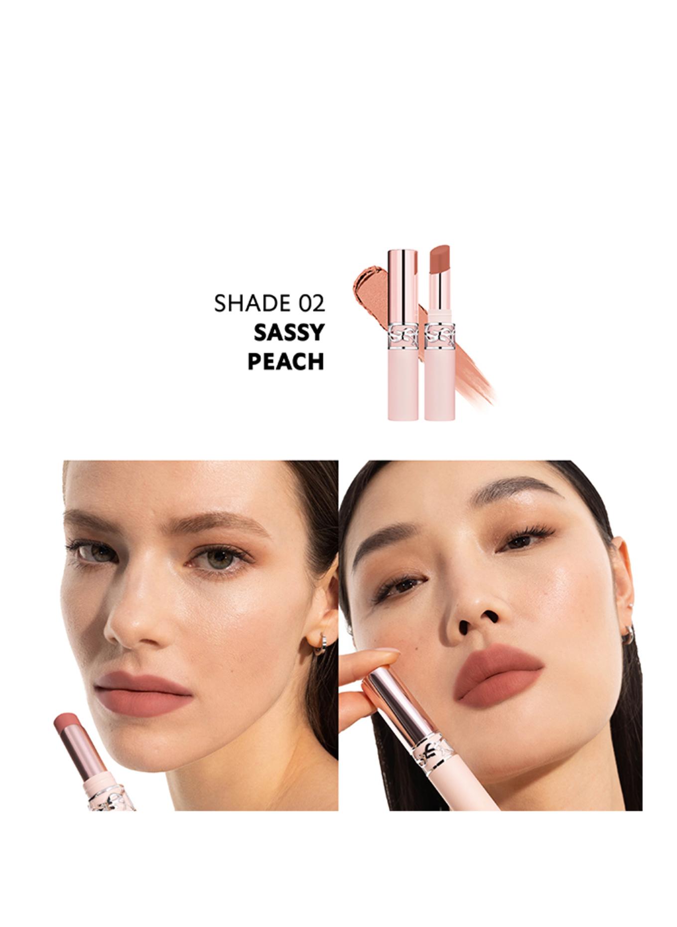 YVES SAINT LAURENT BEAUTÉ LOVENUDE LIP BLUSHER: 02  SASSY PEACH