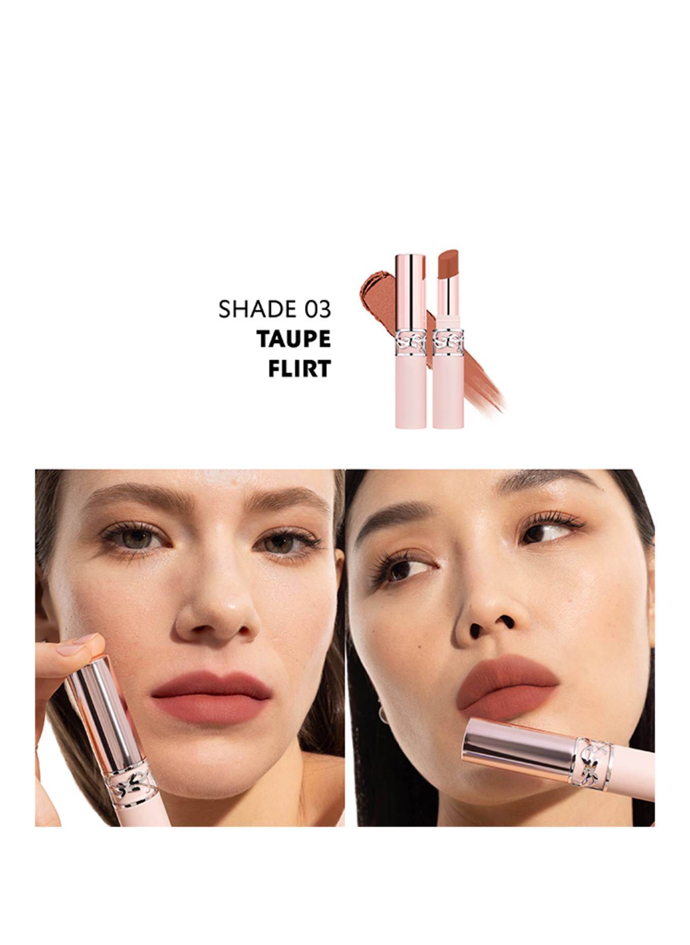 YVES SAINT LAURENT BEAUTÉ LOVENUDE LIP BLUSHER: 03  TAUPE FLIRT